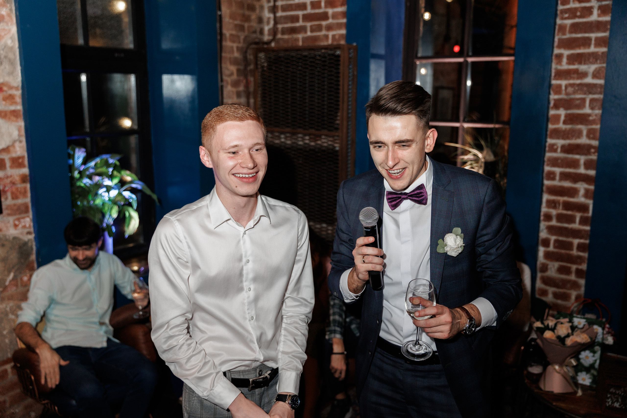 Свадебная вечеринка в Loft Hall. Свадебный фотограф в Москве    Еремин Анатолий