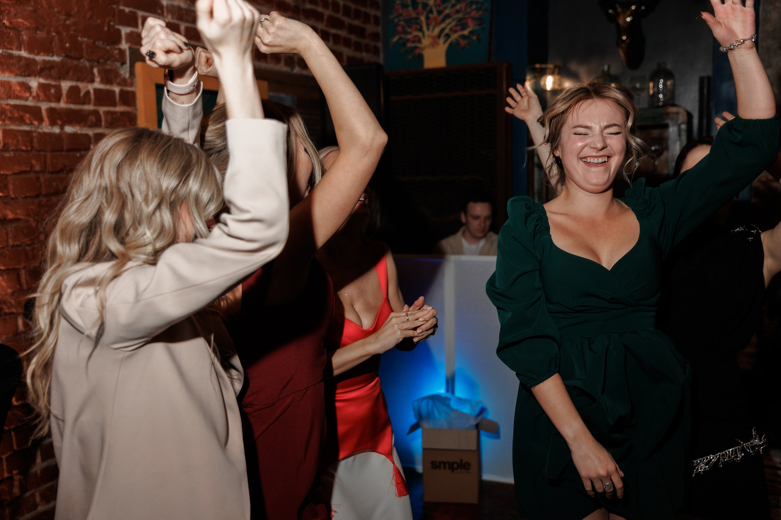 Свадебная вечеринка в Loft Hall. Свадебный фотограф в Москве    Еремин Анатолий