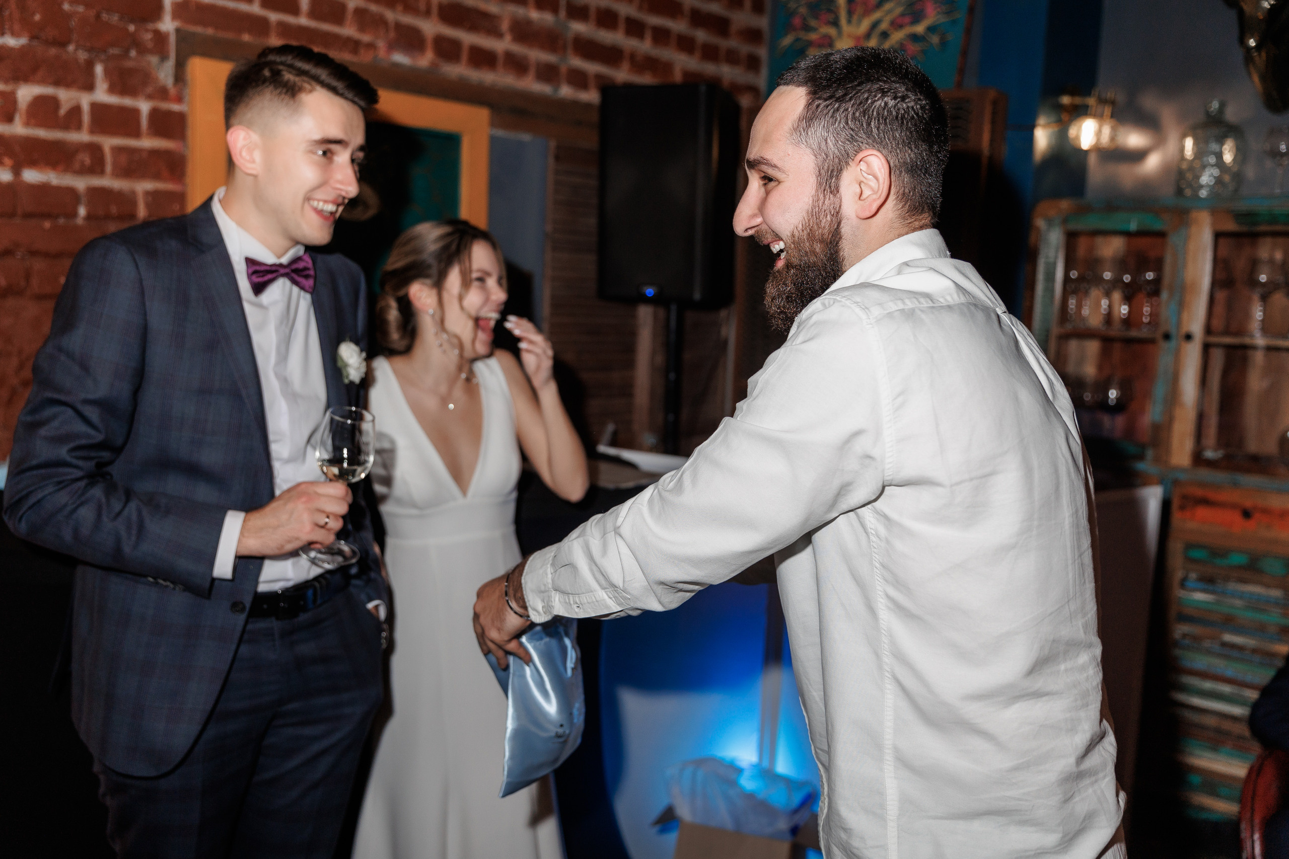 Свадебная вечеринка в Loft Hall. Свадебный фотограф в Москве    Еремин Анатолий