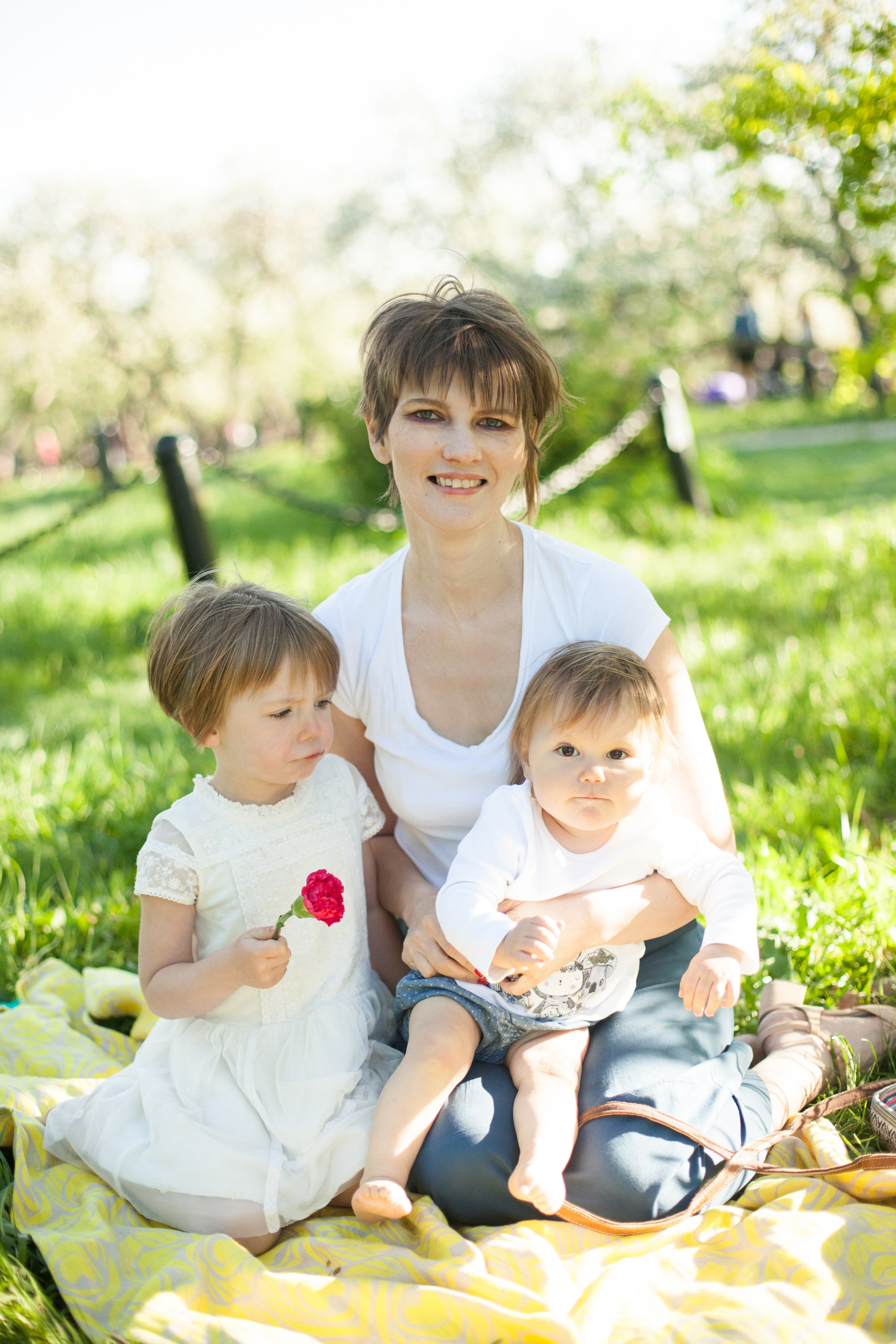Ольга с Аней и Евой. Фотограф в Москве Валентина Иванова