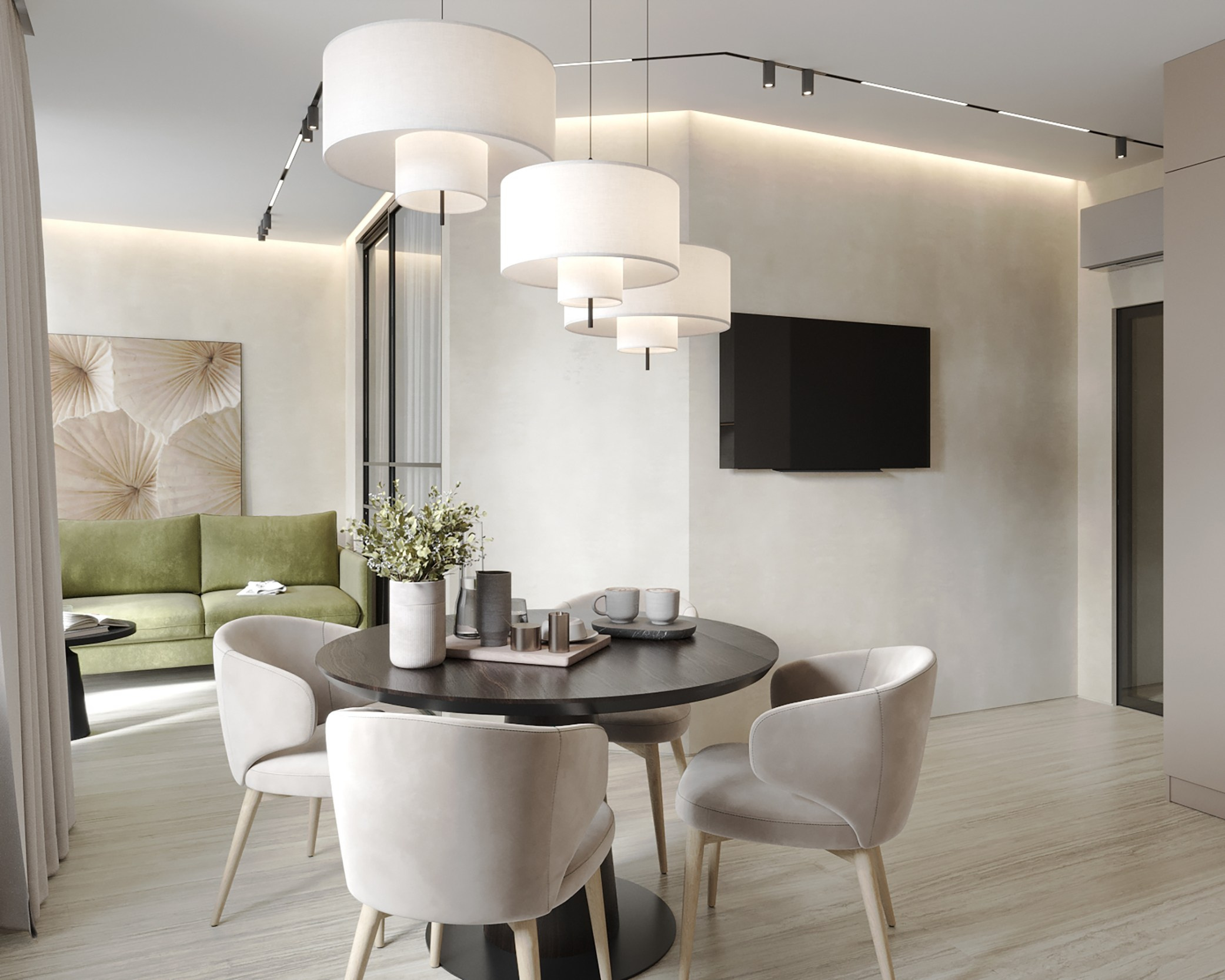 Квартира 67,6 м². Дизайнер интерьера Малюгина Ксения Санкт-Петербург