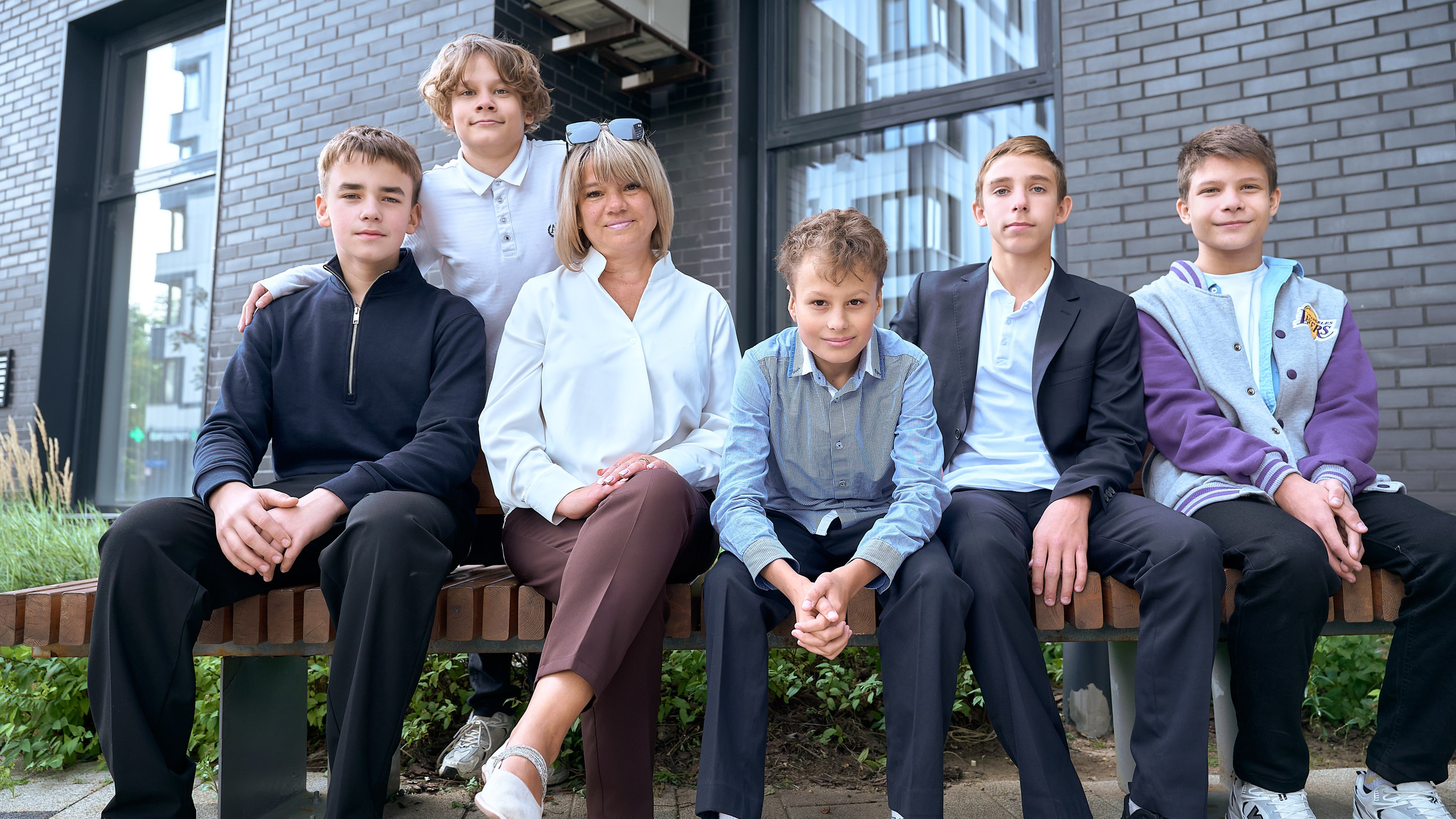 8А в сентябре (Гимназия 13, Одинцово). Школьный и семейный фотограф, Одинцово