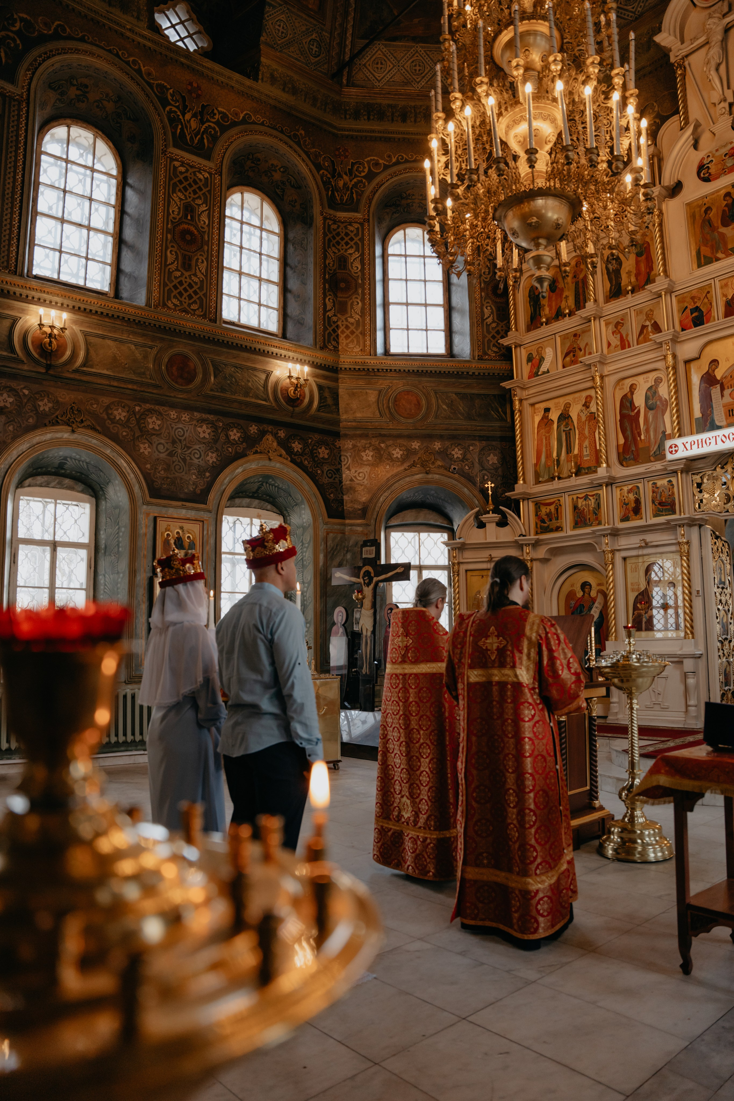 Таинство церемонии венчания. Храм Иоанна Предтечи