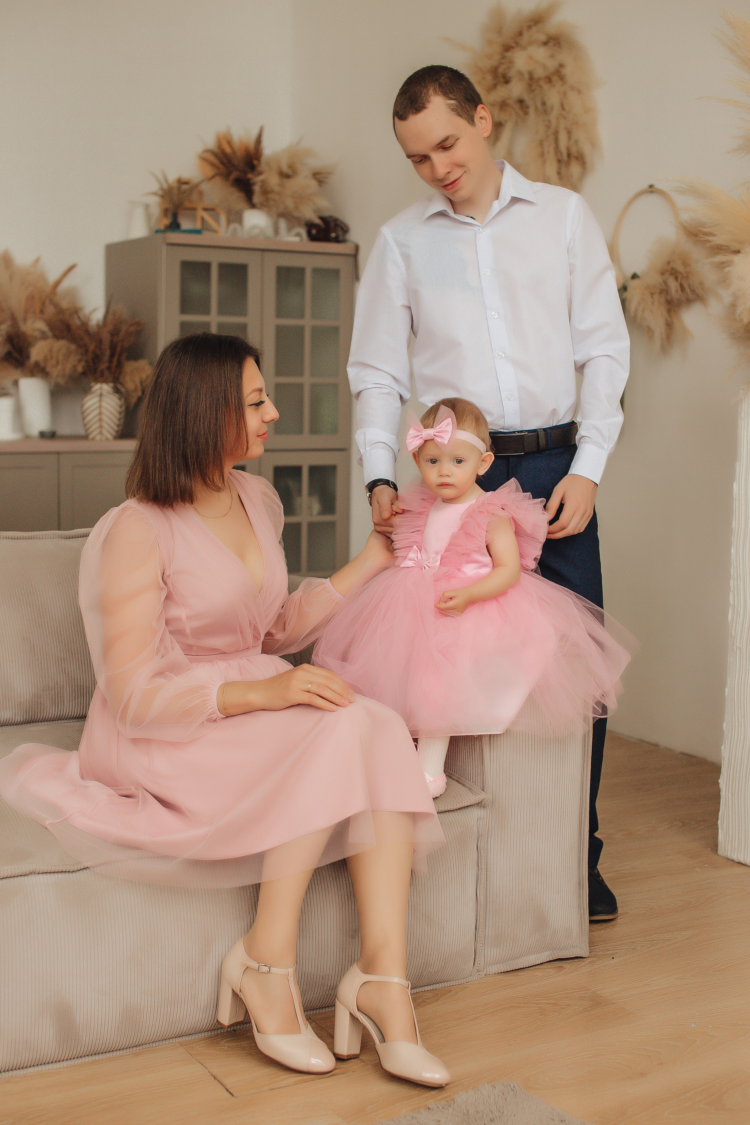 Алина + Коля + Алиса. Студия. Свадебный и семейный фотограф Пушкин Царское Село СПБ Питер Санкт-Петербург и Рязань Ольга Козлова