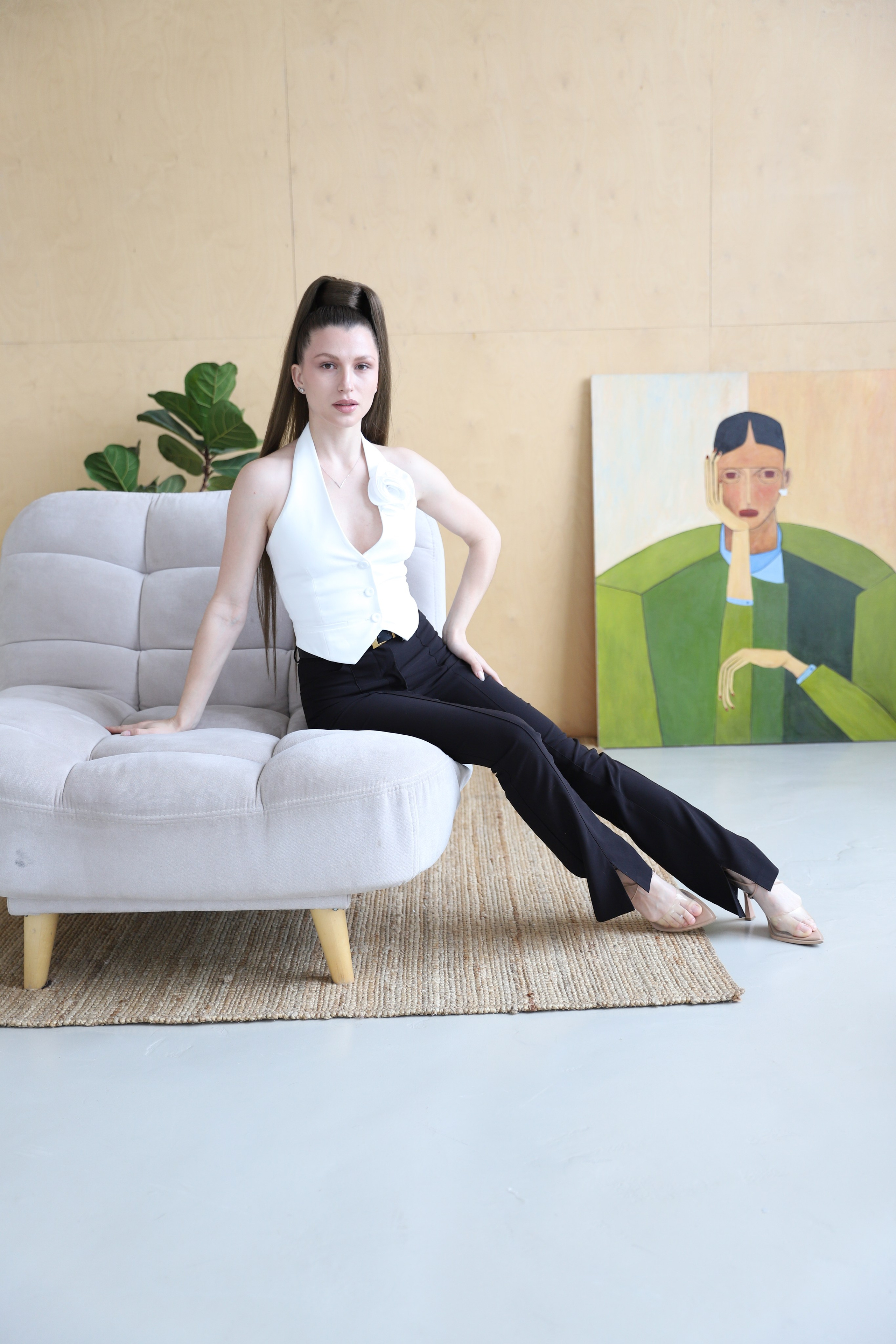 Ирина. Фотосессия в студии. Портретный фотограф в Краснодаре Надежда Елынко