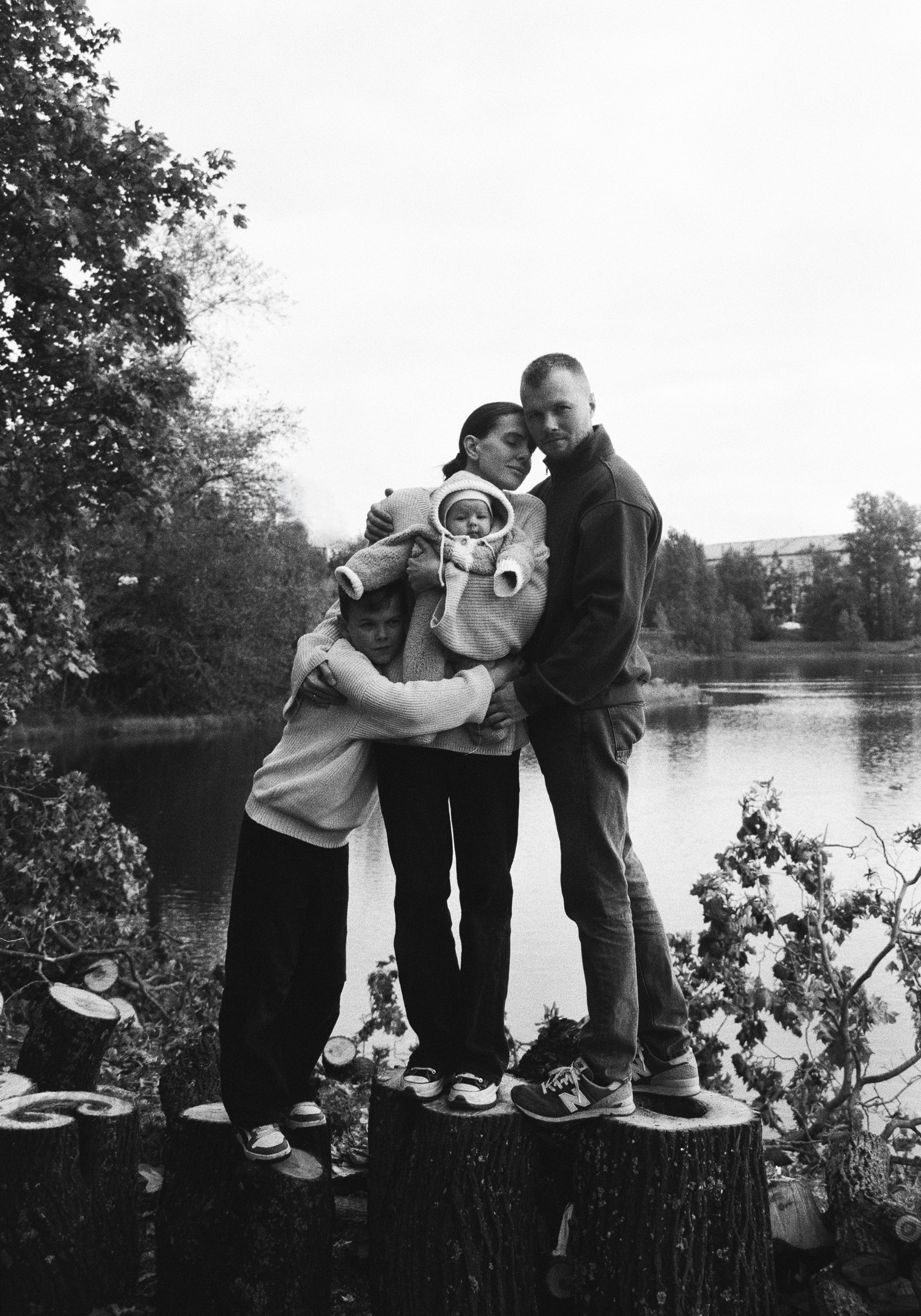 Настя, Кай, Матиас и Сиана. Фотограф в Карелии