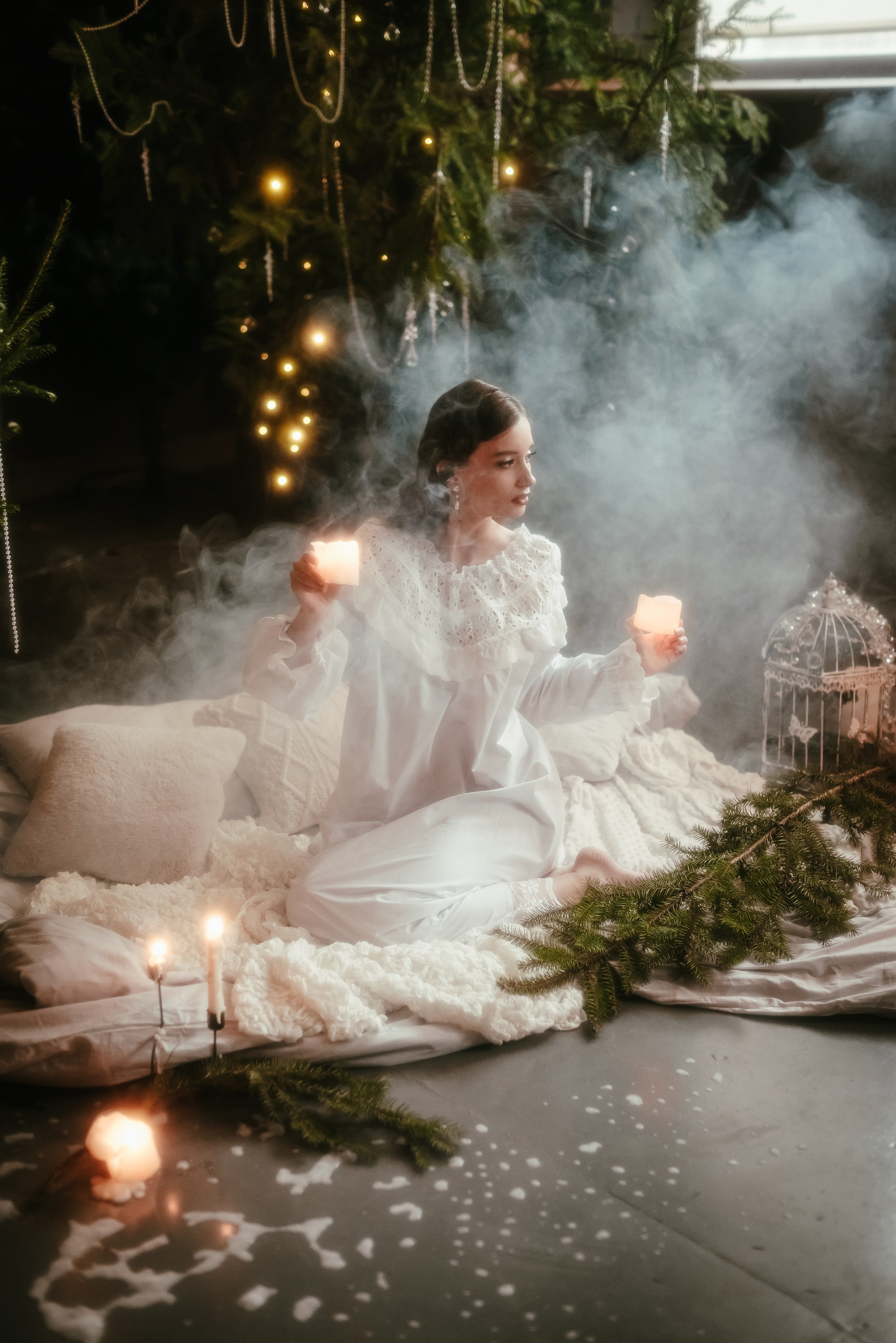 Новогодняя Фотосессия с дымом