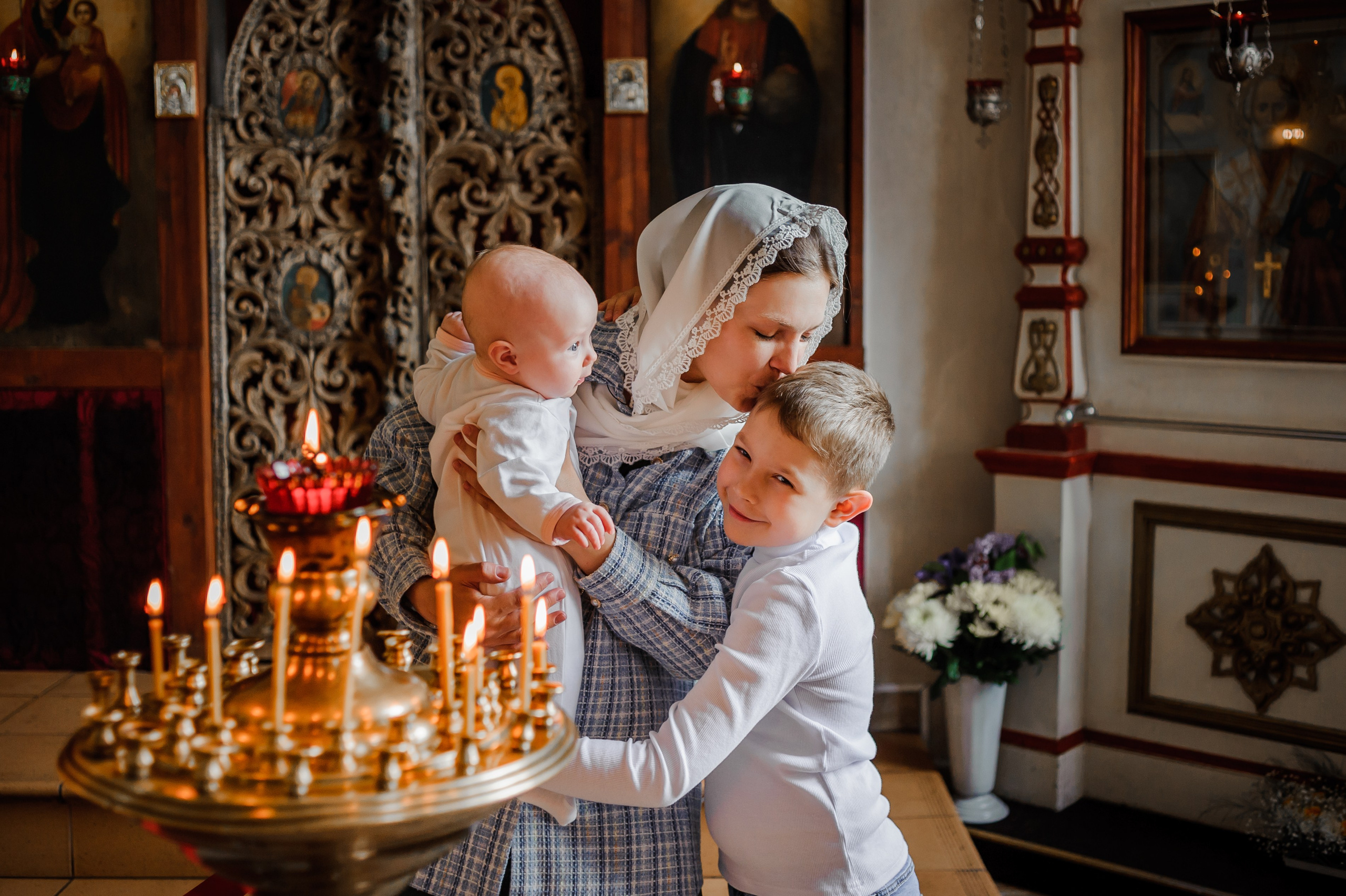 Фотограф на крещение в Рязани Валя Лялина. Фотограф новорождённых в Рязани, фотосъемка выписки из роддома, крещен