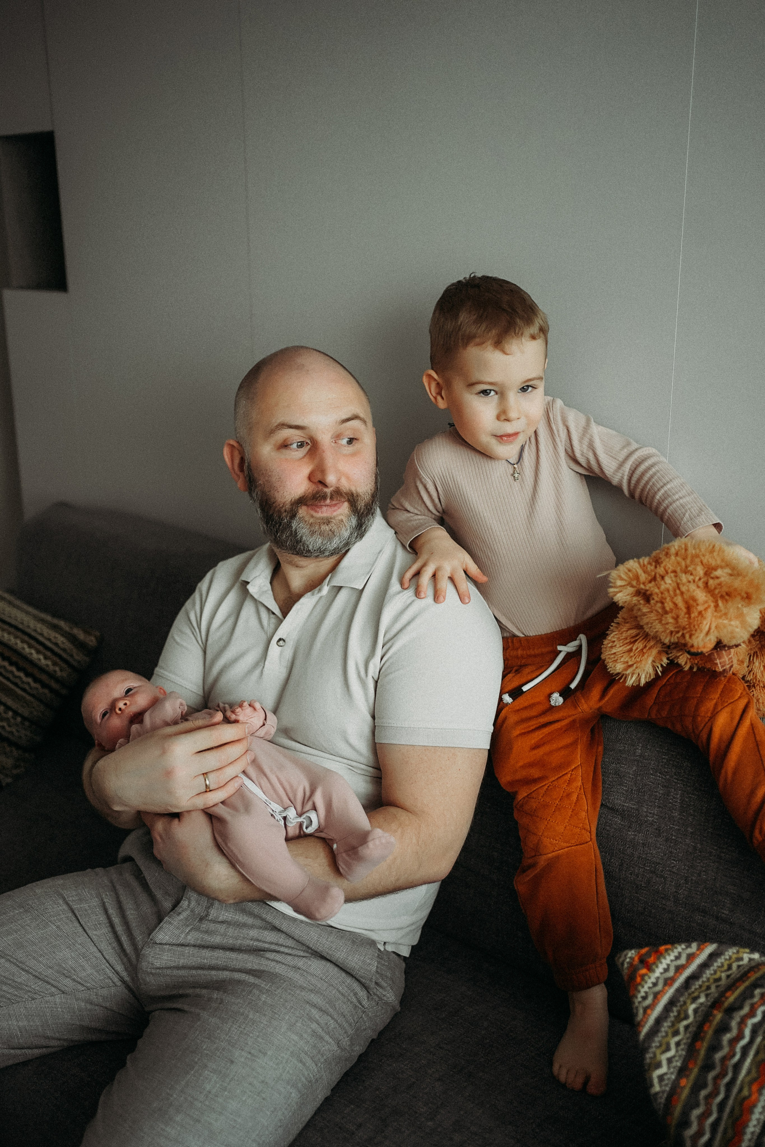 Елена, Андрей и малыши. Фотограф Наталья Колганова