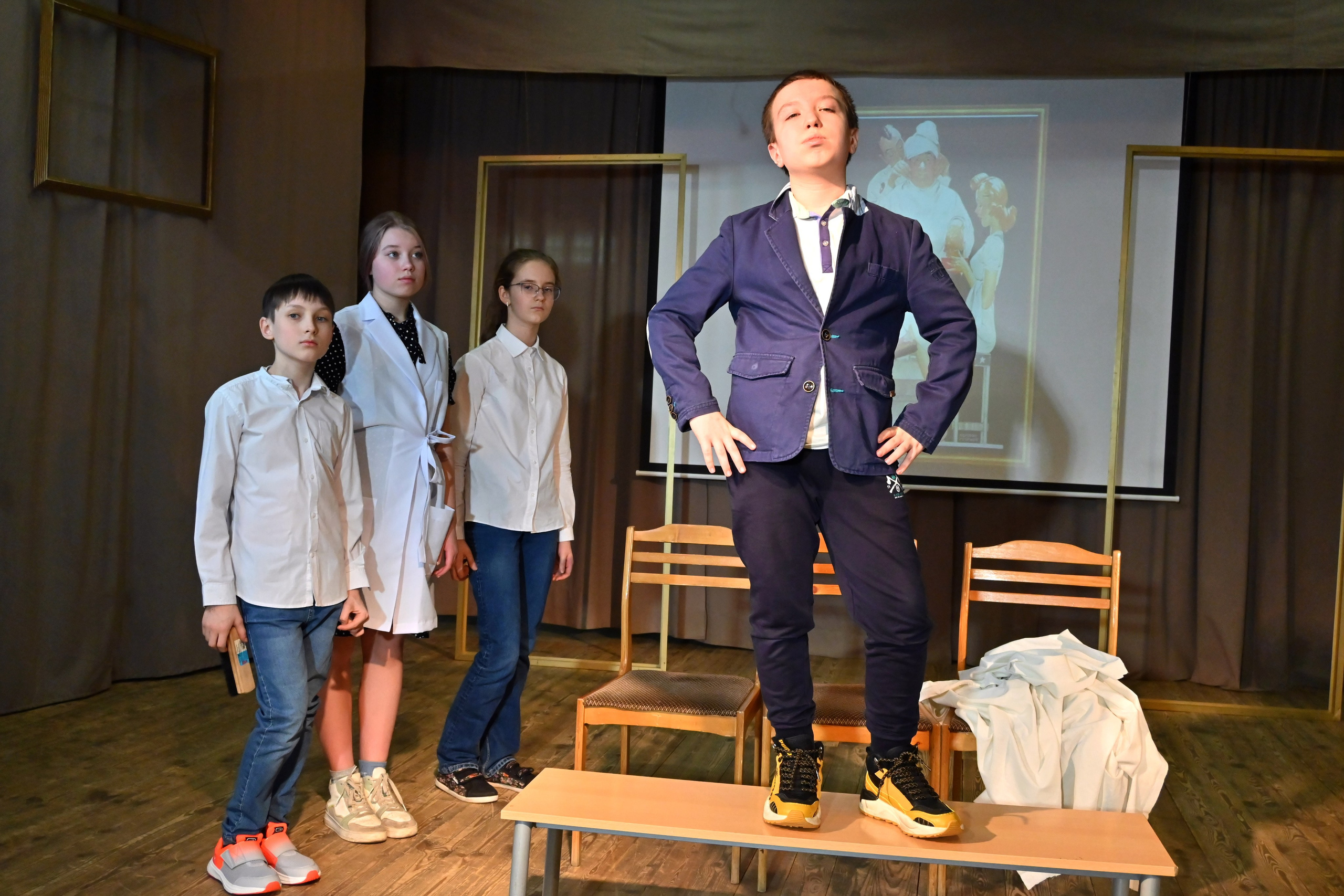 Юные театралы 09.02.2024. Профессиональный фотограф в Москве Алёна Котова