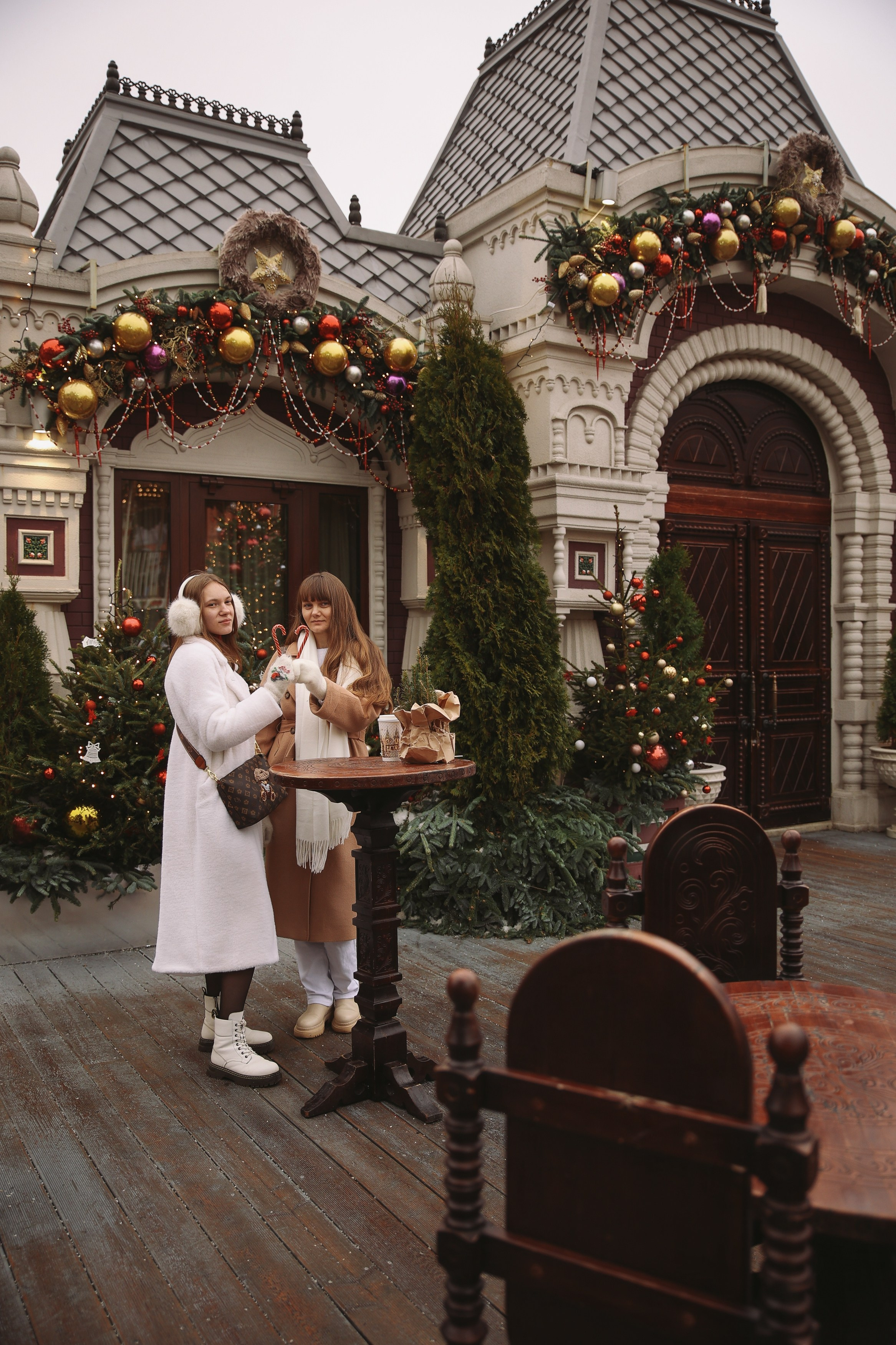 Гум ярмарка прогулка по новогодней Москве фотосессия на гум ярмарке. Фотограф Владимир Москва