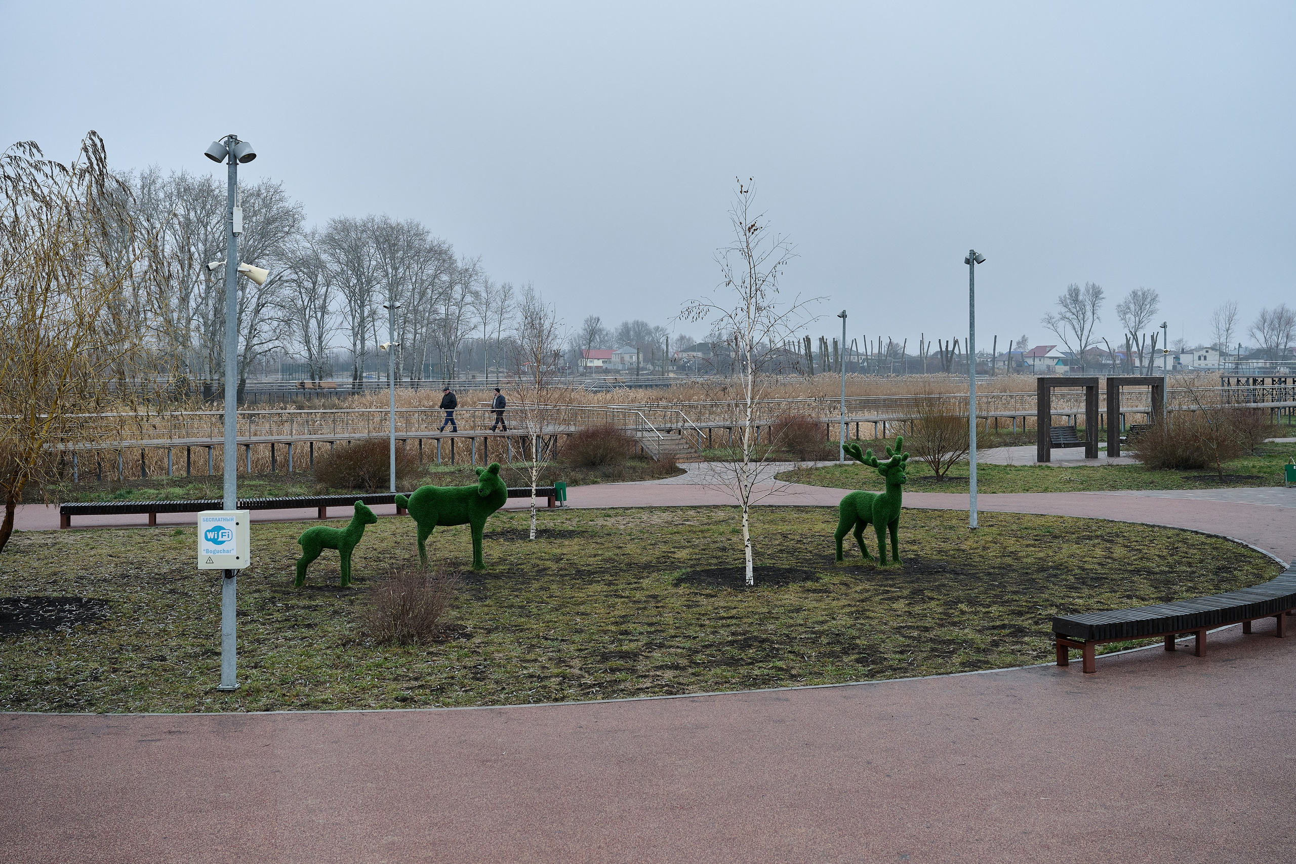 Дорога домой. Туман. Фотограф Роман Адлер