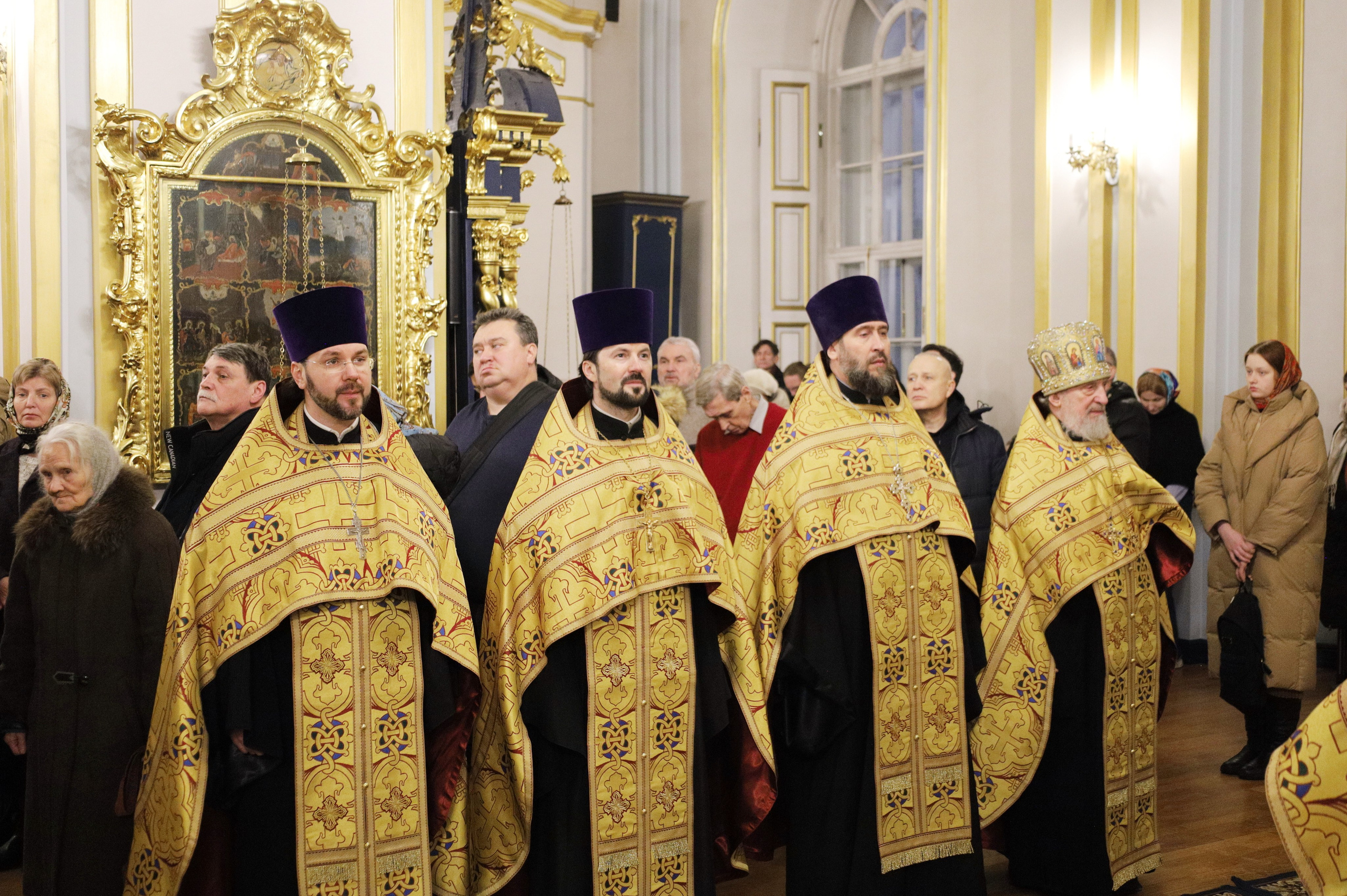СЛУЖЕНИЕ В КАНУН ДНЯ ПАМЯТИ СВЯТИТЕЛЯ НИКОЛАЯ ЧУДОТВОРЦА. НИКОЛО-БОГОЯВЛЕНСКИЙ МОРСКОЙ СОБОР