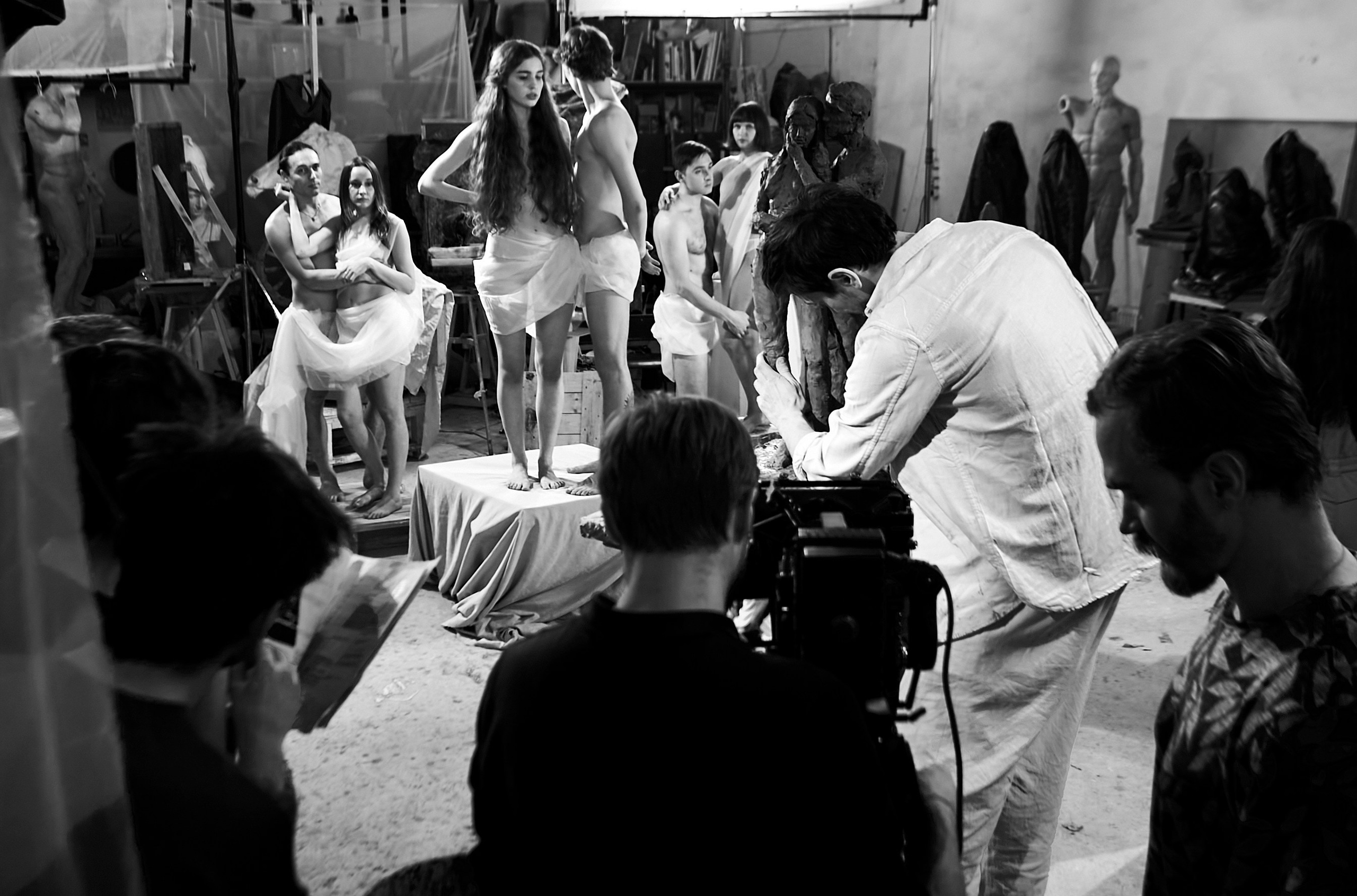 Backstage. Visual artist Konstantin KoT