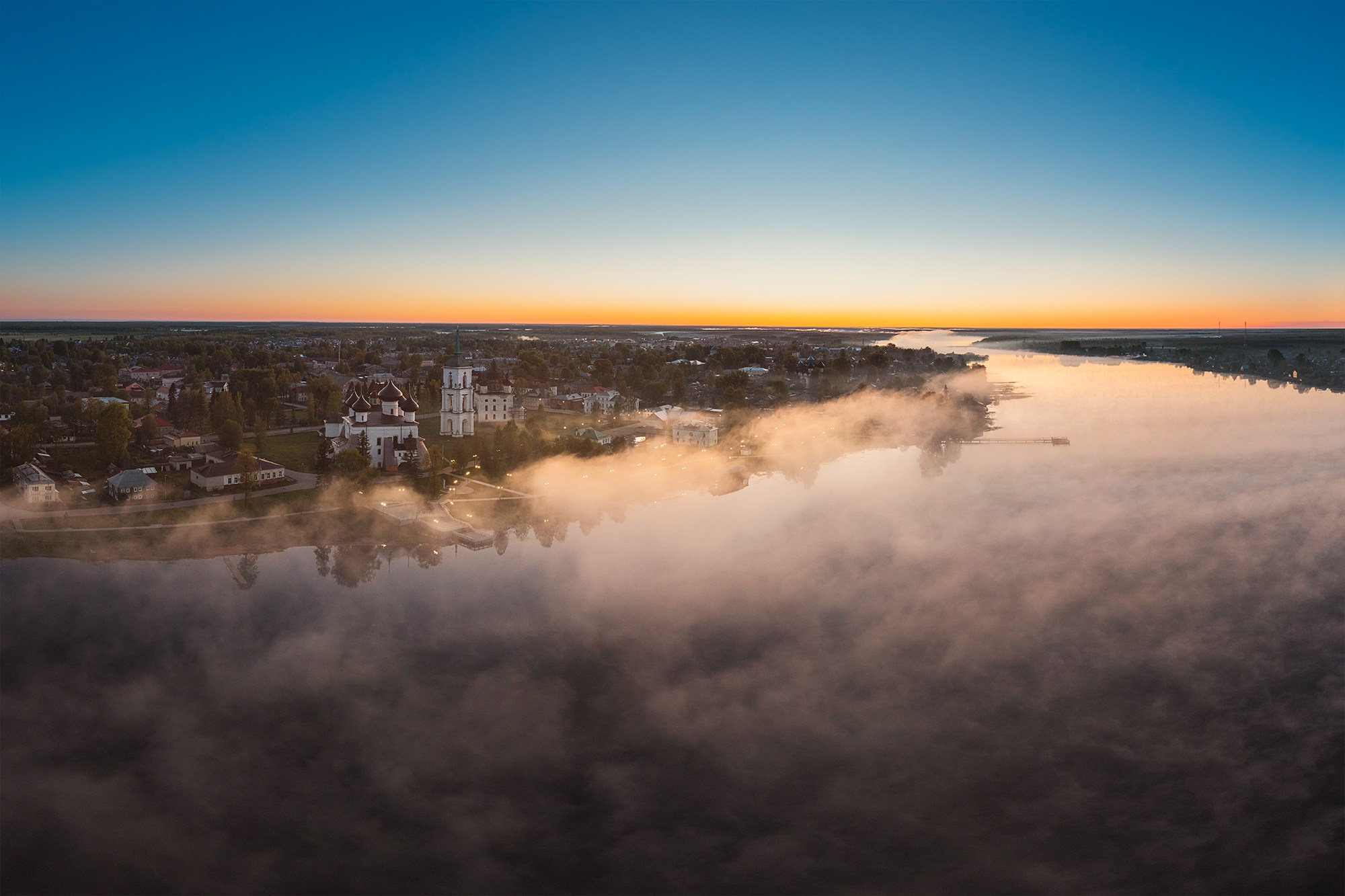 Пейзаж. Аэросъемка в Архангельске, Александр Ермолин