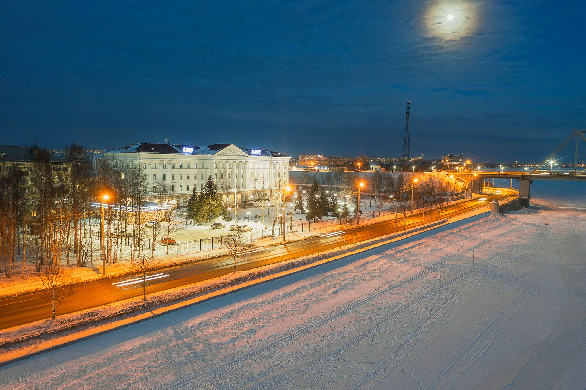 Город. Аэросъемка в Архангельске, Александр Ермолин