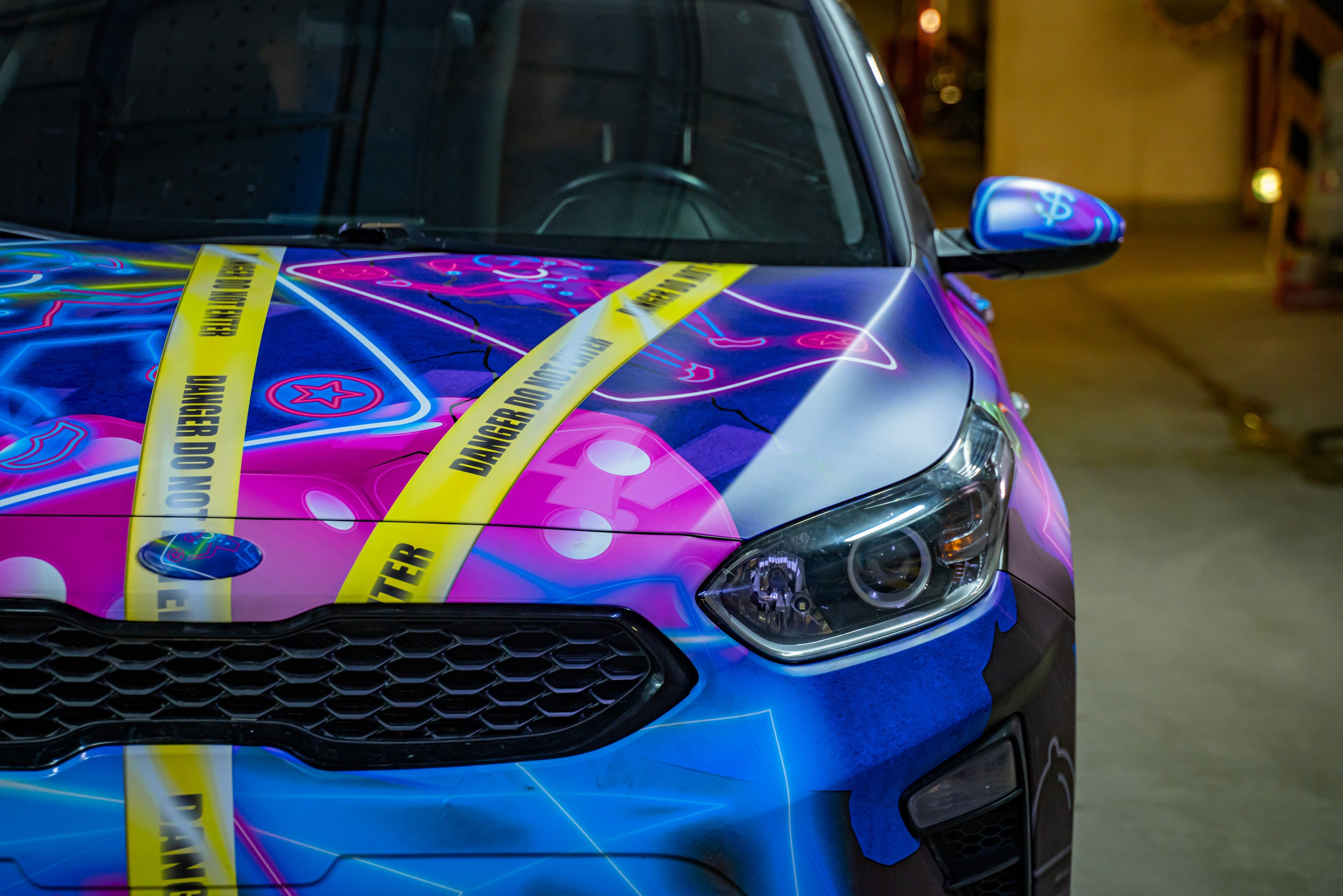 Винилография на KIA Ceed SW. Студия дизайна и оклейки авто Barmaley Design