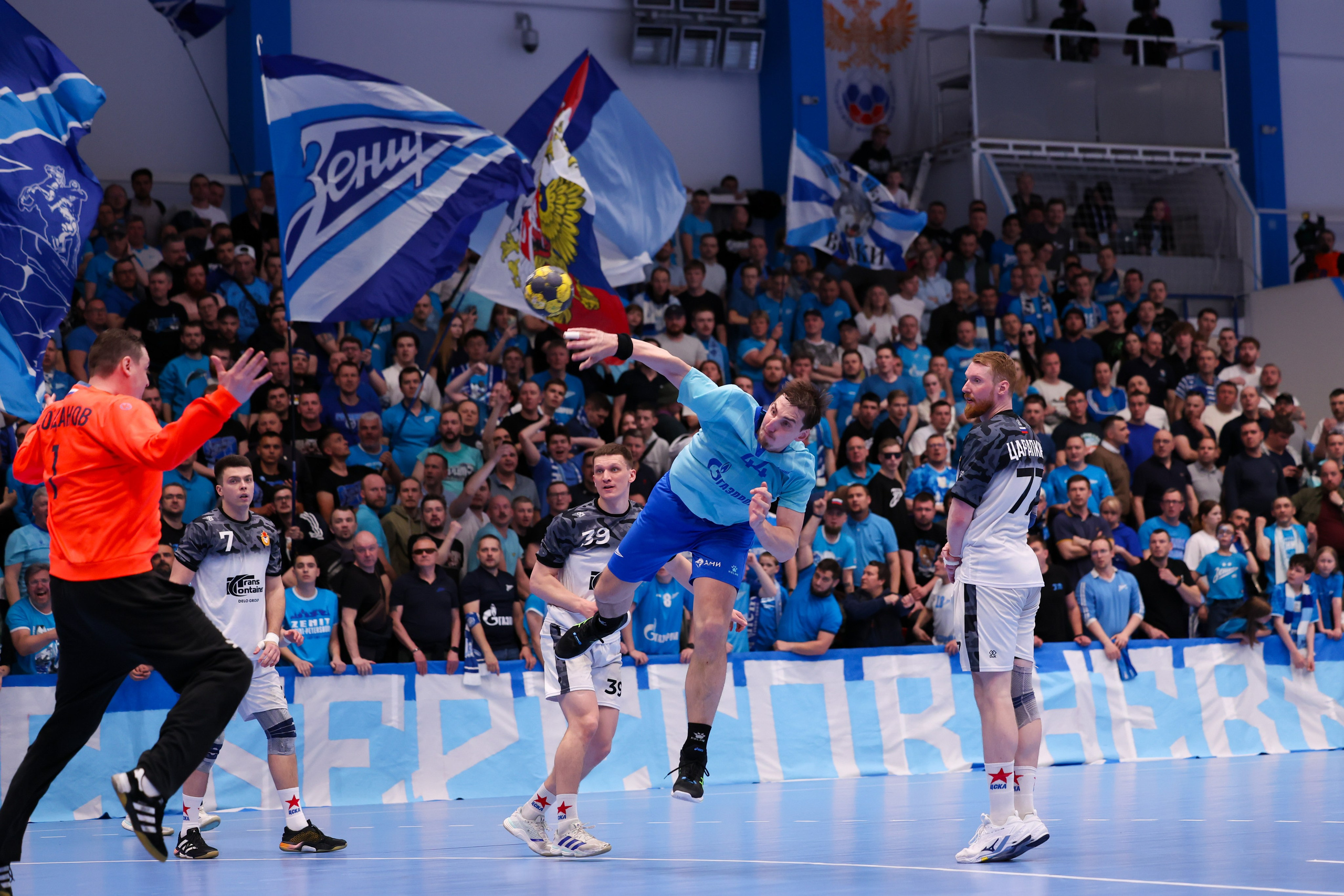 ГК Зенит — ГК ЦСКА финал ЧР2024/25 3 игра 28.05.2025. Спортивный и репортажный фотограф Антон Тереханов