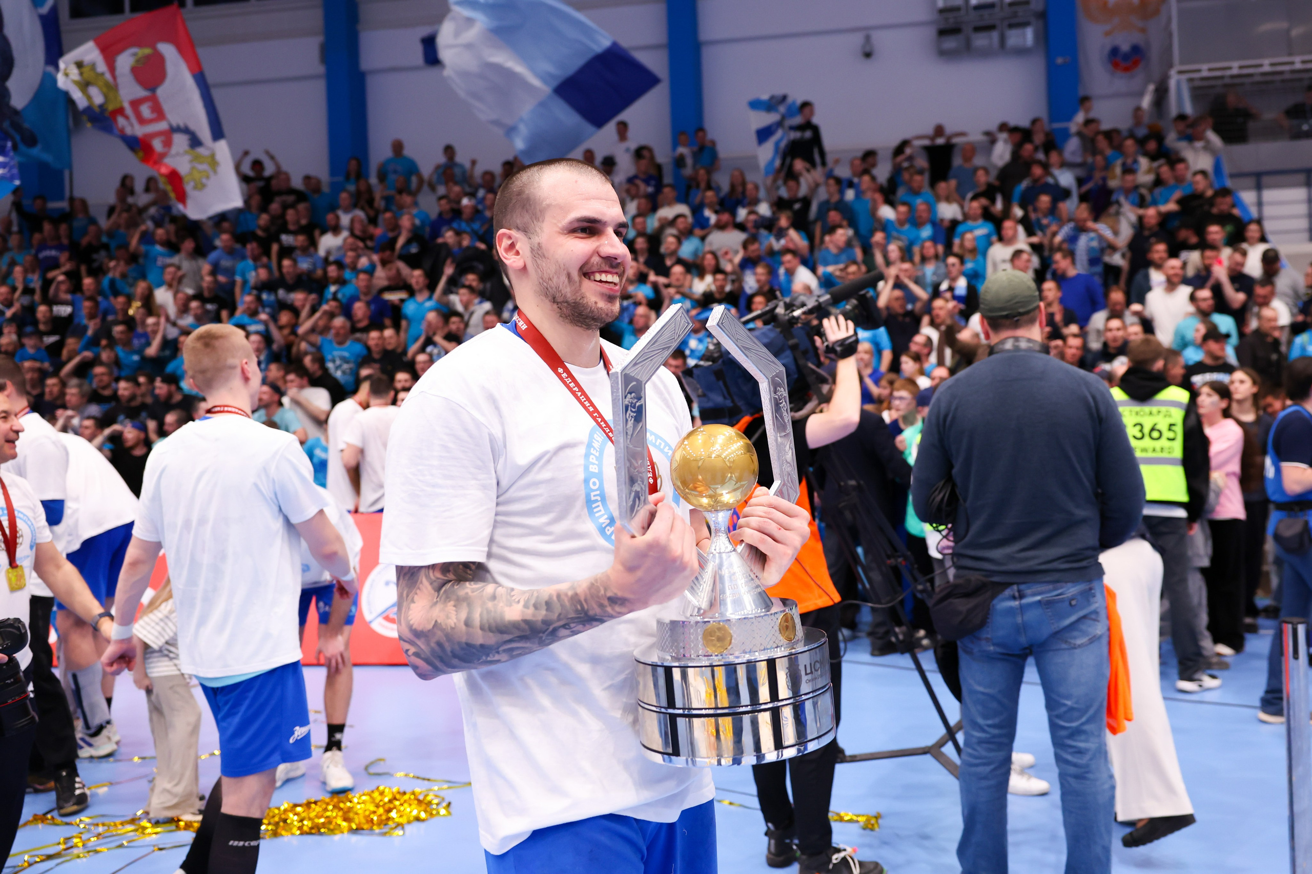 ГК Зенит — ГК ЦСКА финал ЧР2024/25 3 игра 28.05.2025. Спортивный и репортажный фотограф Антон Тереханов