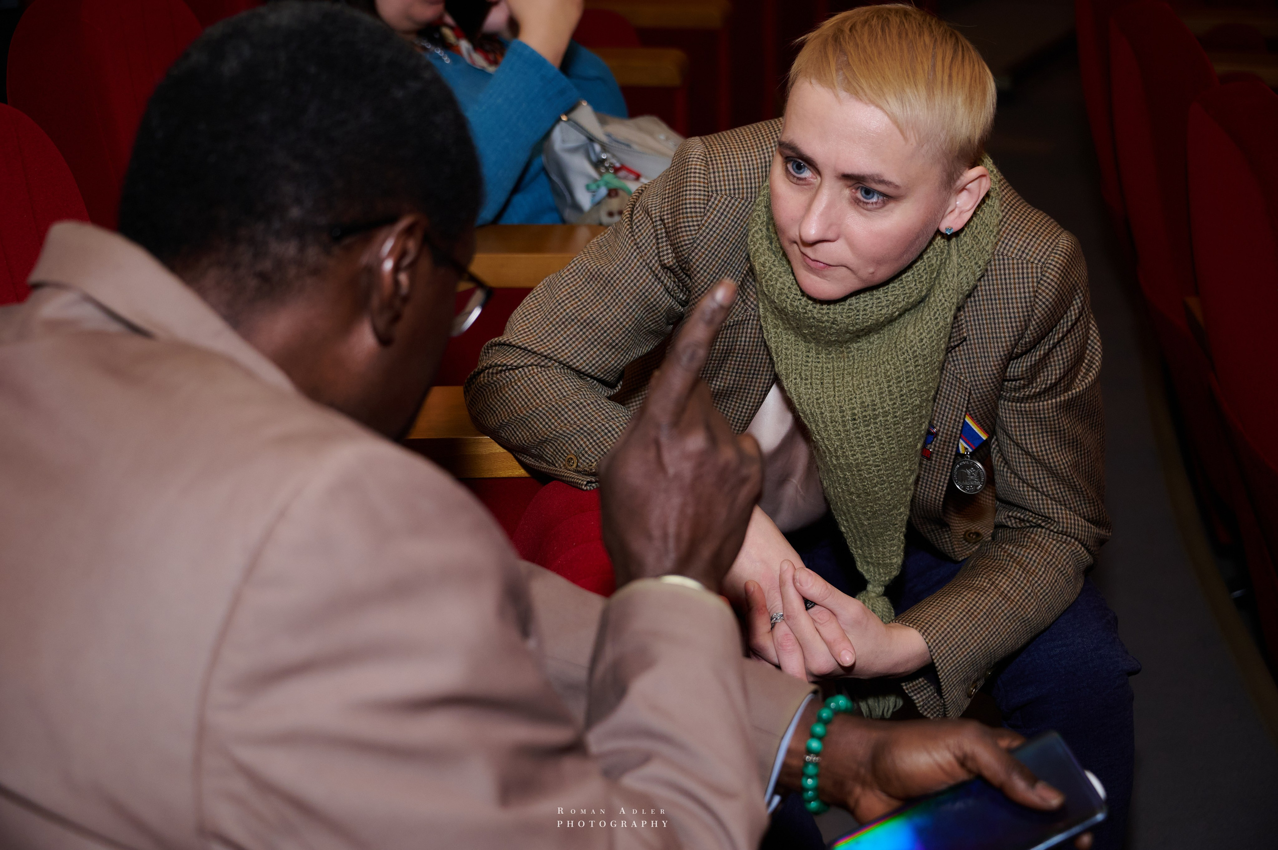 Презентация киноленты «Black to USSR». Фотограф Роман Адлер