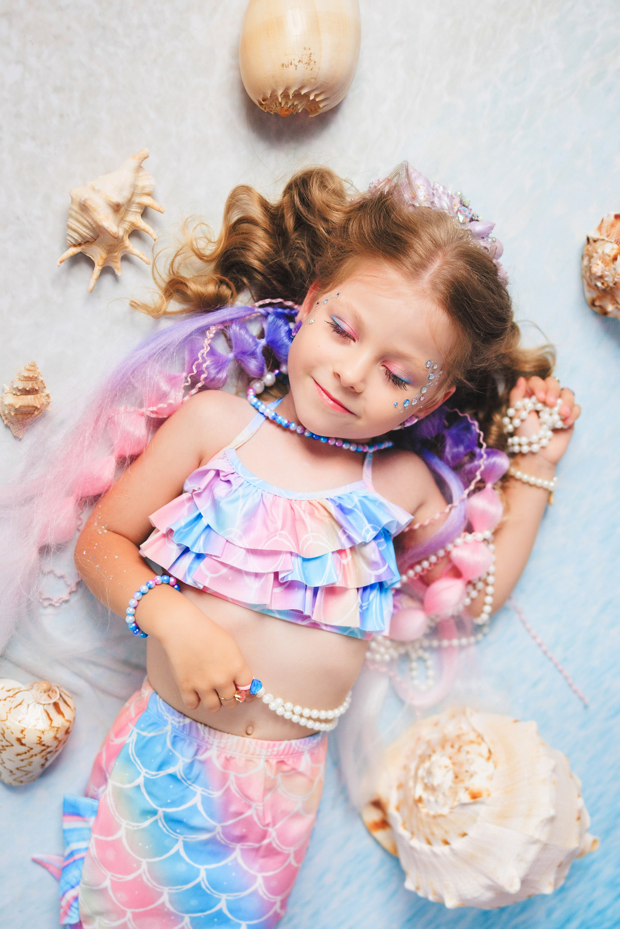 Детская фотосессия в образе «РУСАЛОЧКА», город Краснодар. Семейный и детский фотограф в Краснодаре Анна Трашкова