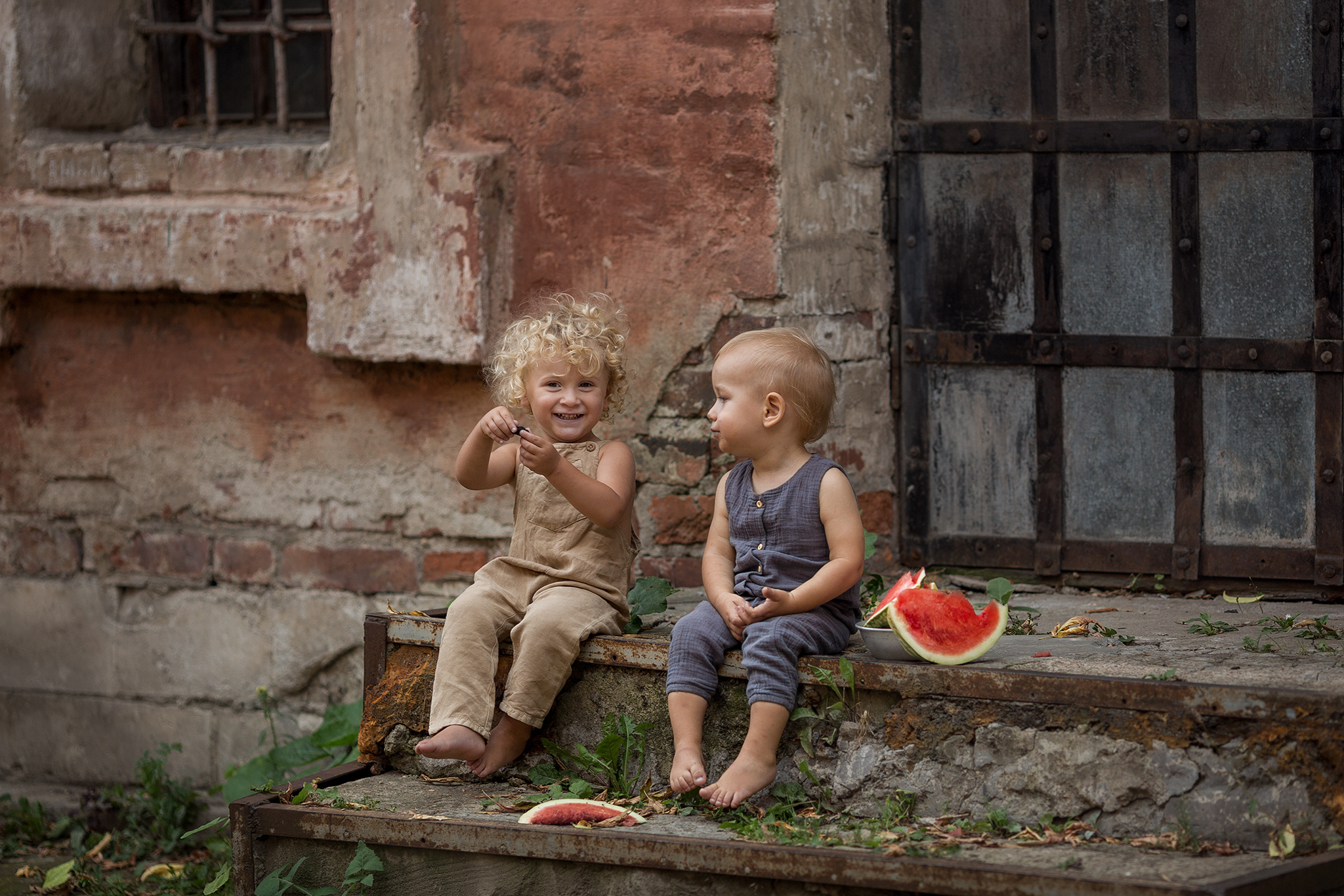 Арбузная вечеринка. Семейный фотограф в Москве Марина Петра