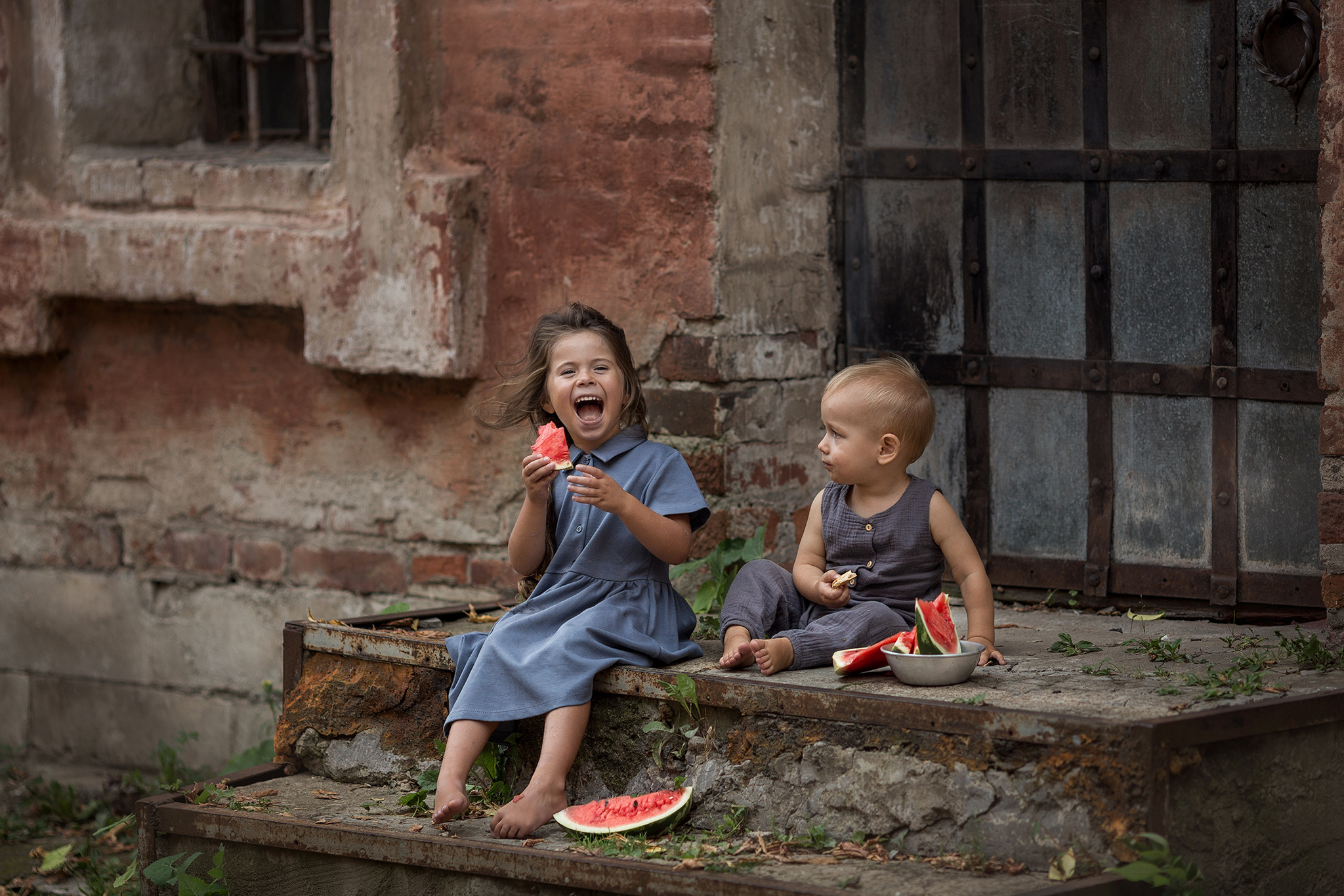 Арбузная вечеринка. Семейный фотограф в Москве Марина Петра