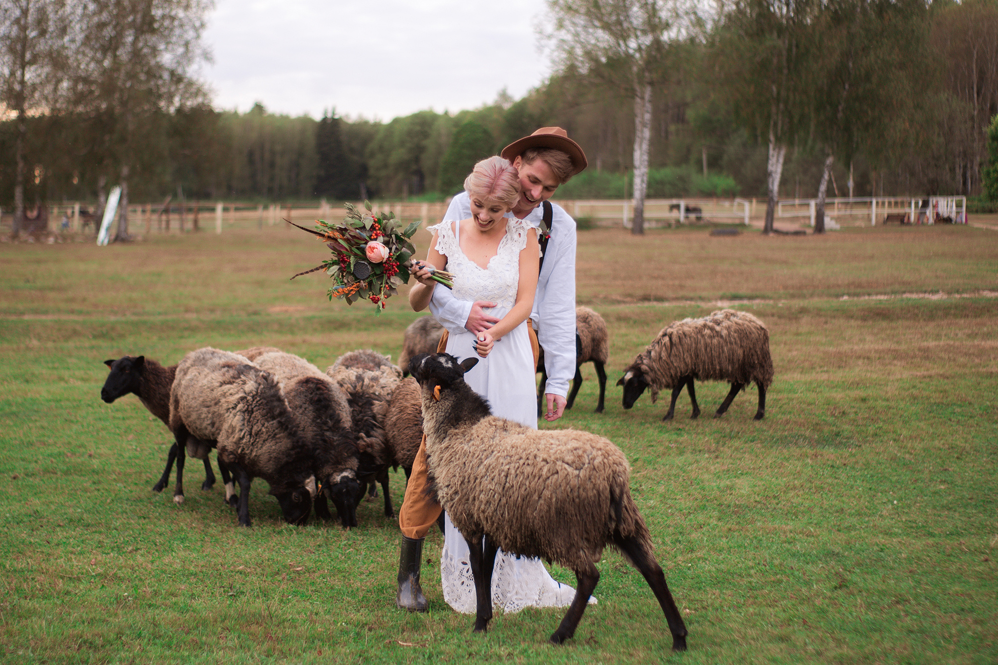 Никита и Ася, свадьба на ранчо. Семейный фотограф в Москве Марина Петра