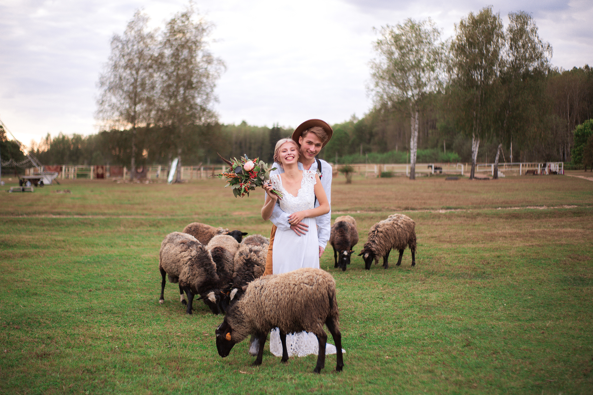Никита и Ася, свадьба на ранчо. Семейный фотограф в Москве Марина Петра