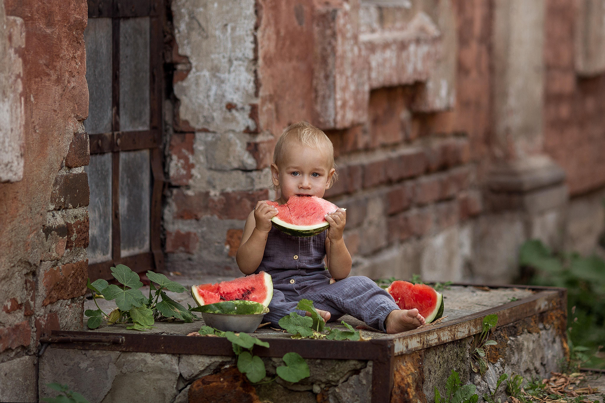 Арбузная вечеринка. Семейный фотограф в Москве Марина Петра