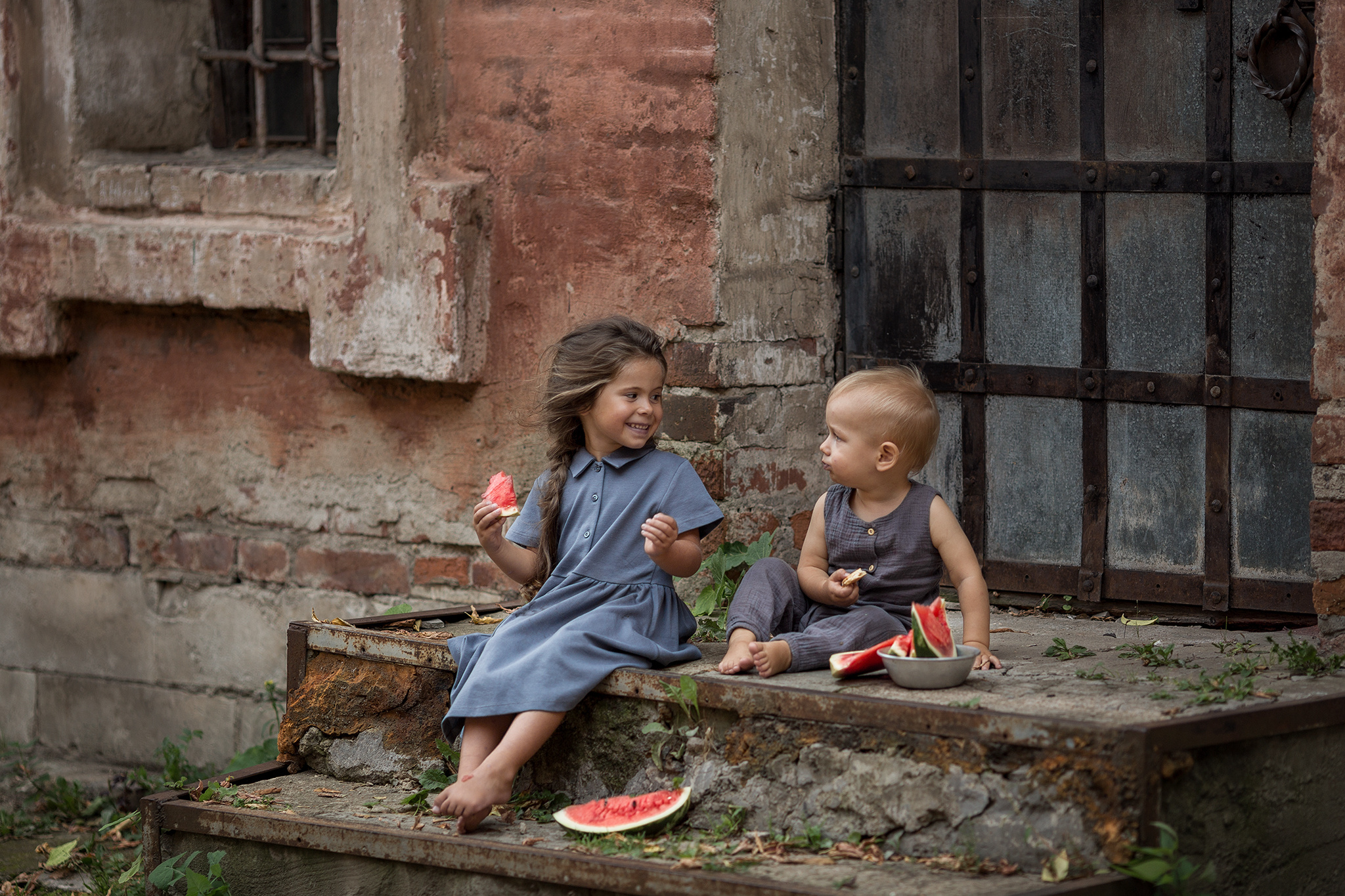 Арбузная вечеринка. Семейный фотограф в Москве Марина Петра