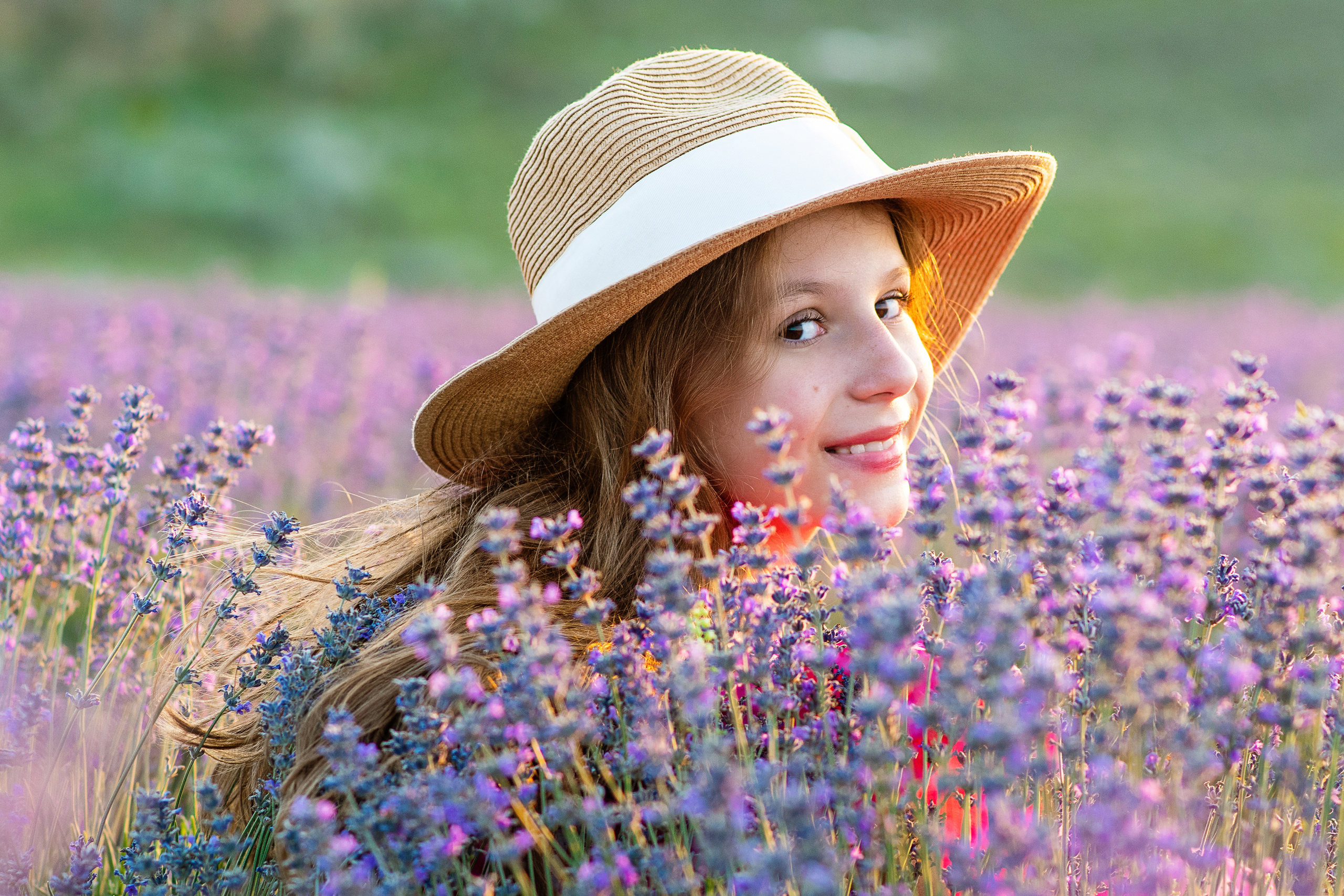 Фотосессия в лаванде. Соня. Фотограф в Москве, Оксана Ребристая