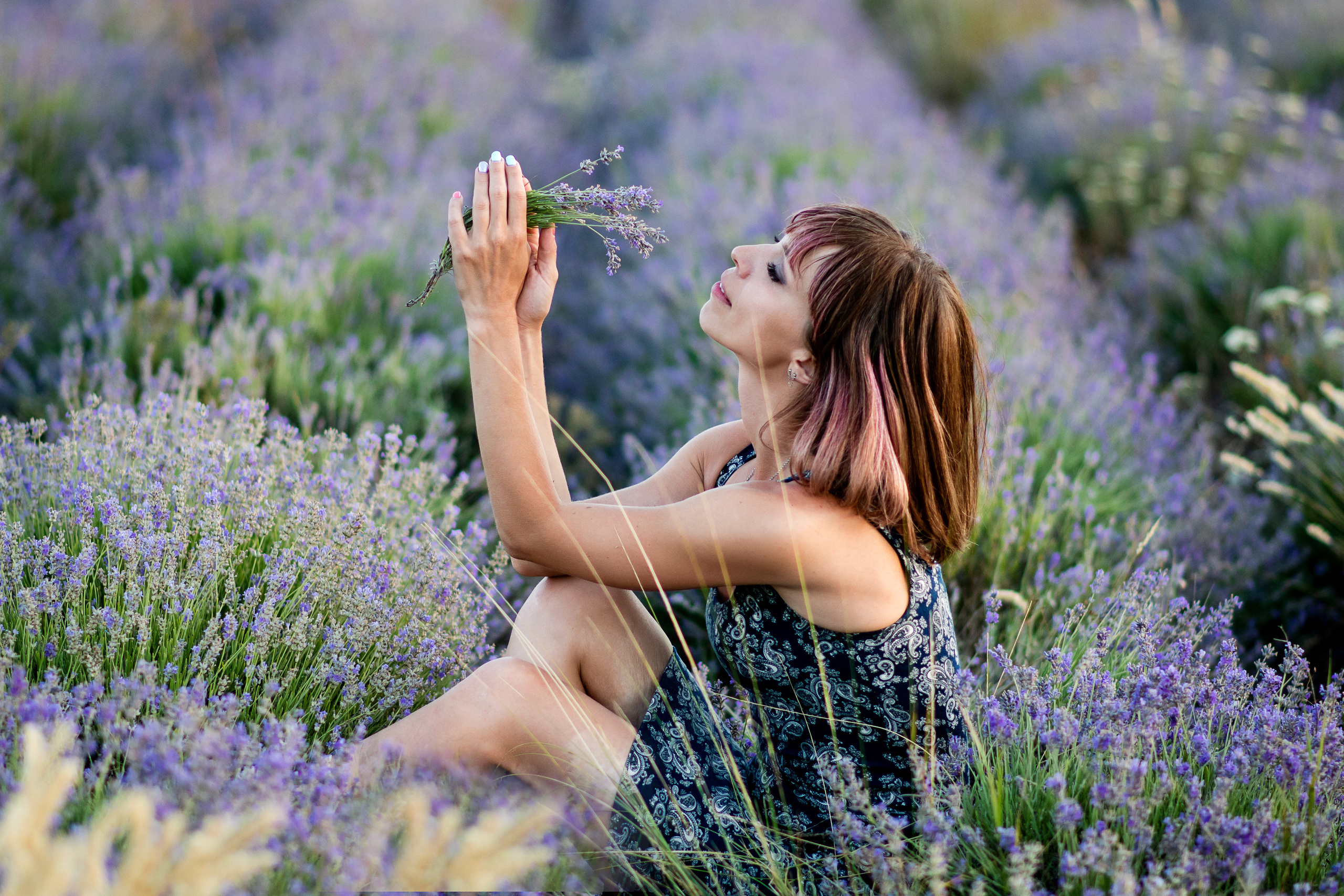 Фотосессия в лаванде. Дарья. Фотограф в Москве, Оксана Ребристая