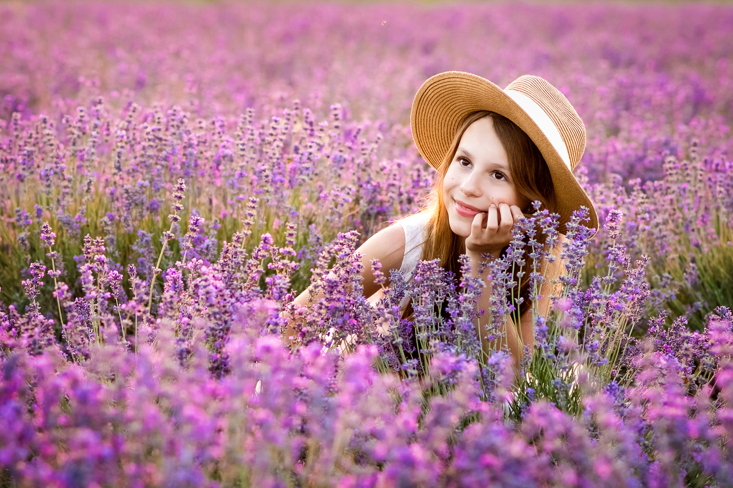 Фотосессия в лаванде. Соня. Фотограф в Москве, Оксана Ребристая