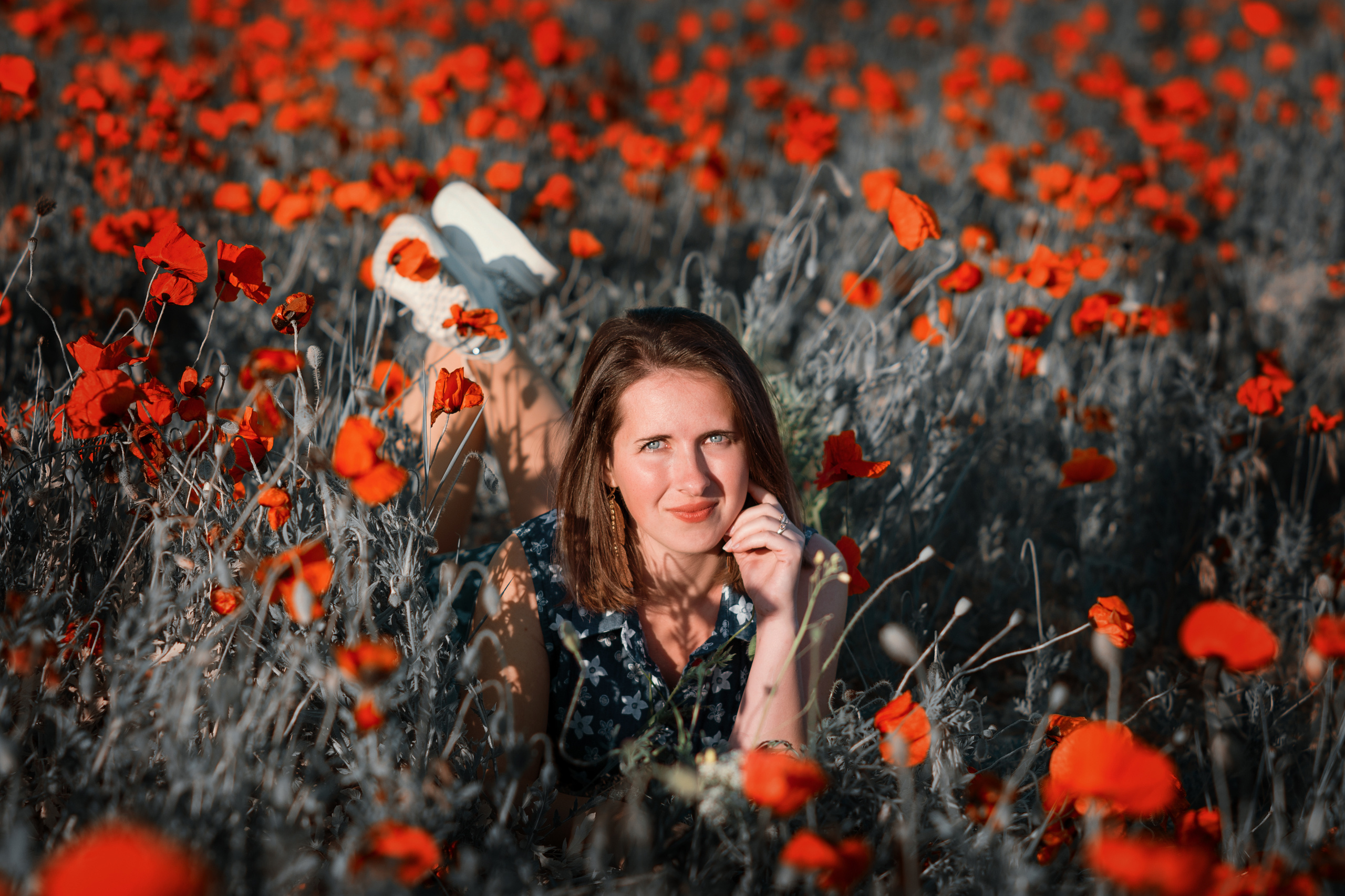 Фотосессия в маках. Наталия. Фотограф в Москве, Оксана Ребристая