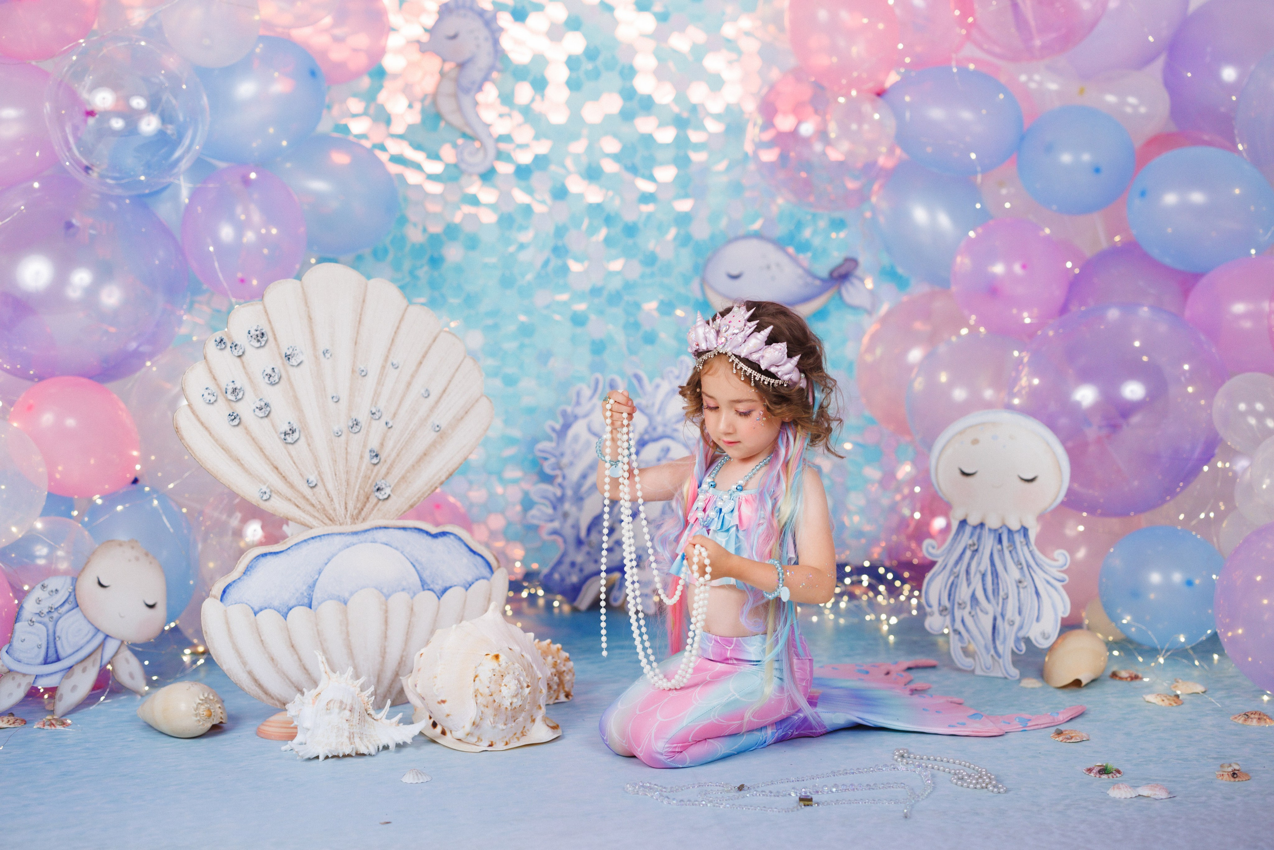 Детская фотосессия в образе «РУСАЛОЧКА», город Краснодар. Семейный и детский фотограф в Краснодаре Анна Трашкова