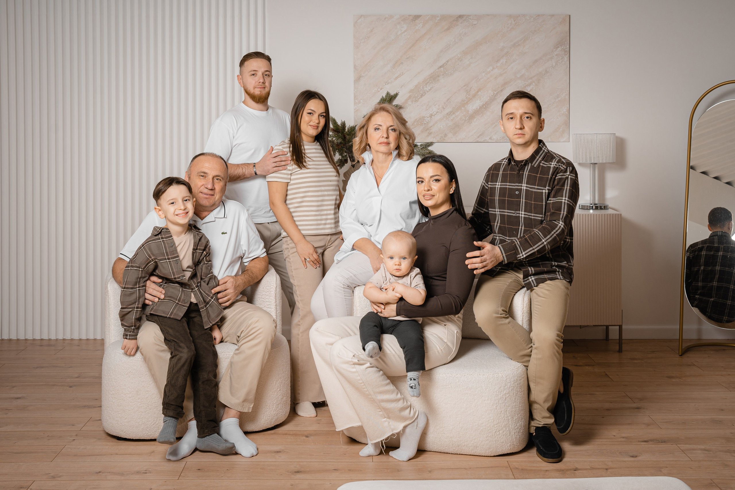 Семейные съёмки в студии. Фотограф Валентина Полунина