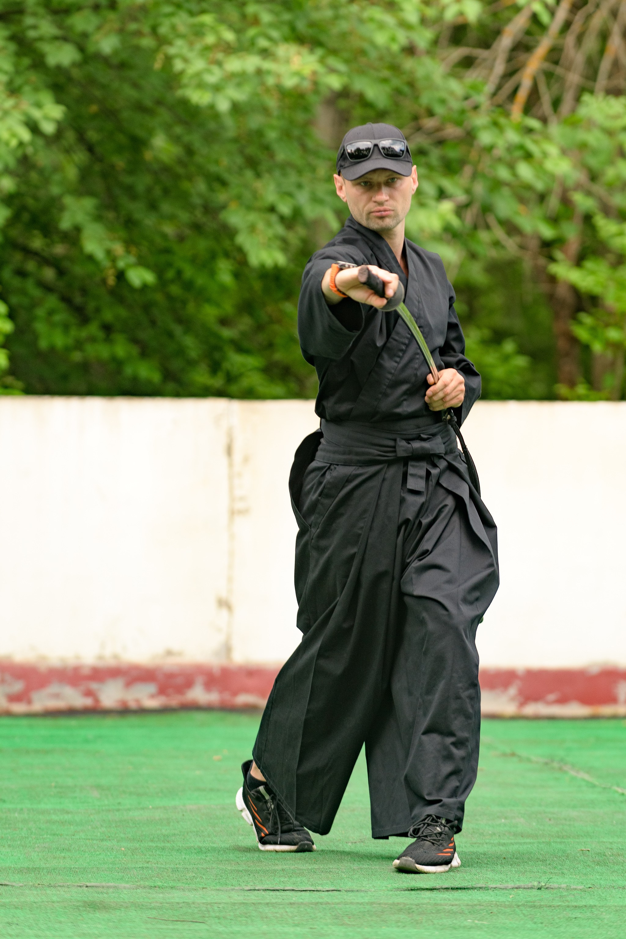 Летние тренировочные боры Школы Боевых Искусств «МОН» 2022 г. Илья, катана