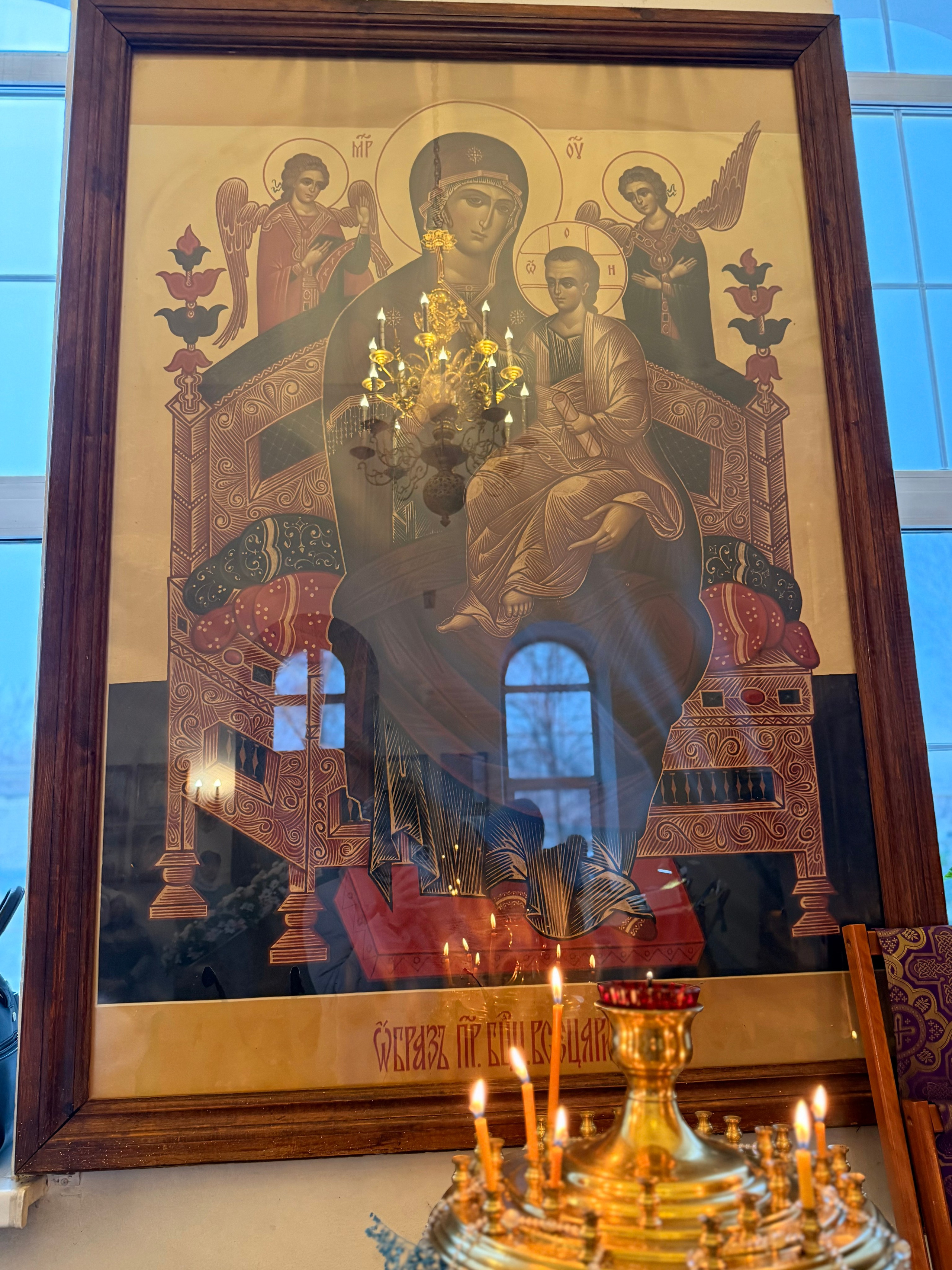 Божественная литургия в храме Нечаянной Радости. Саратовское Юго-Западное благочиние