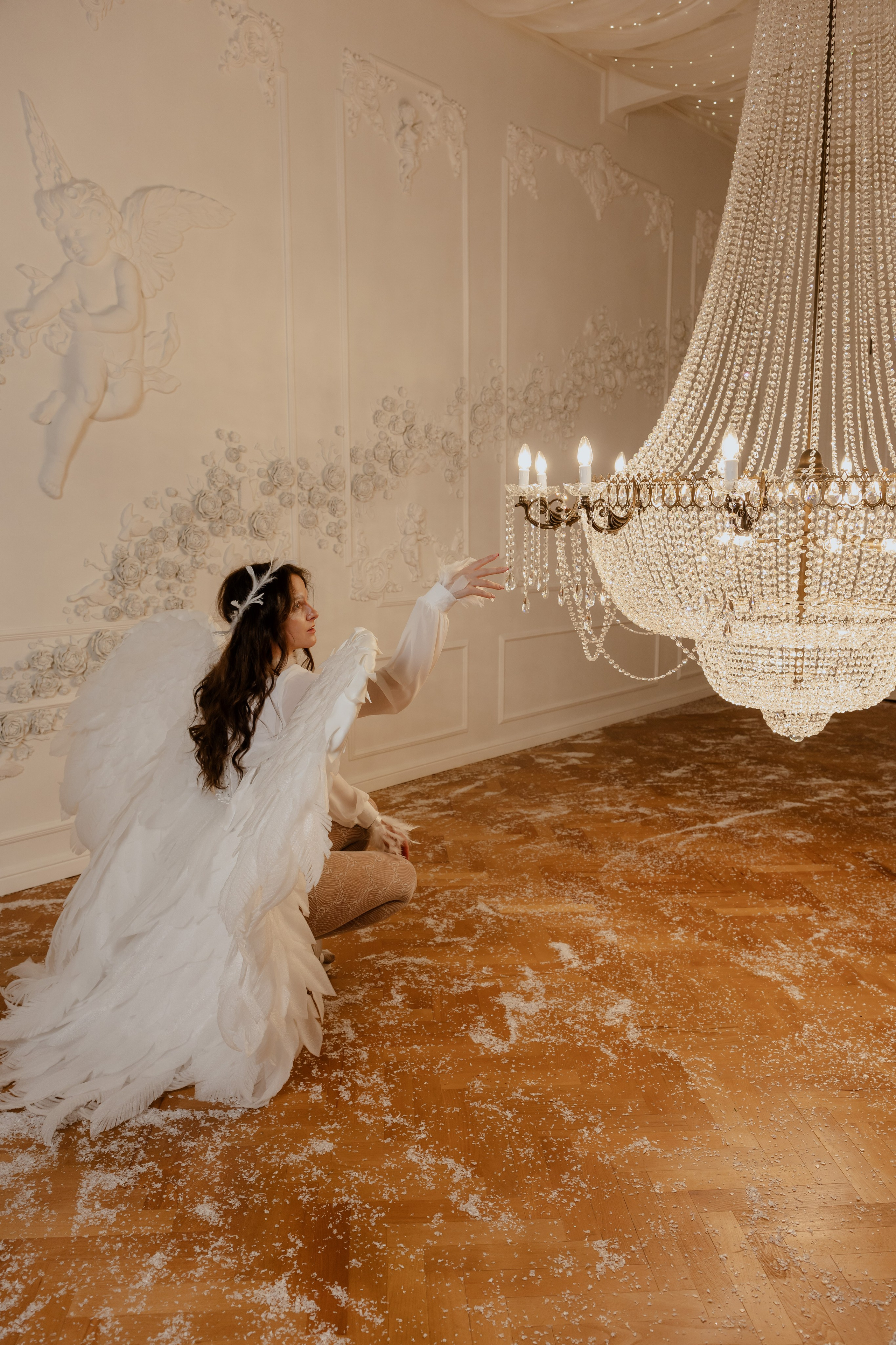 Фотосессия с крыльями ангела. Фотограф в Новосибирске Екатерина Васильева