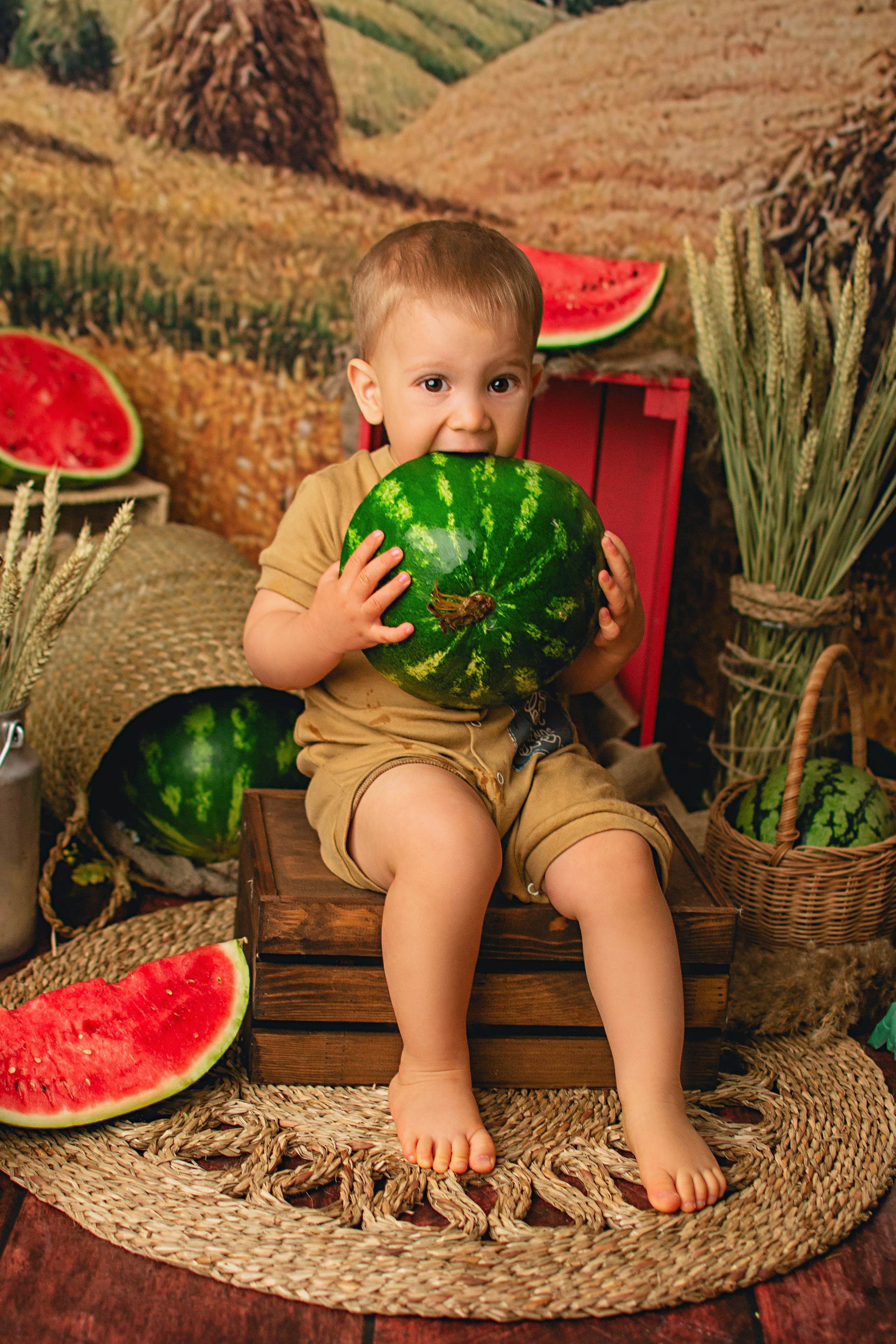 Арбузный 2024. Фотограф новорождённых в Санкт-Петербурге Наталья Булгакова