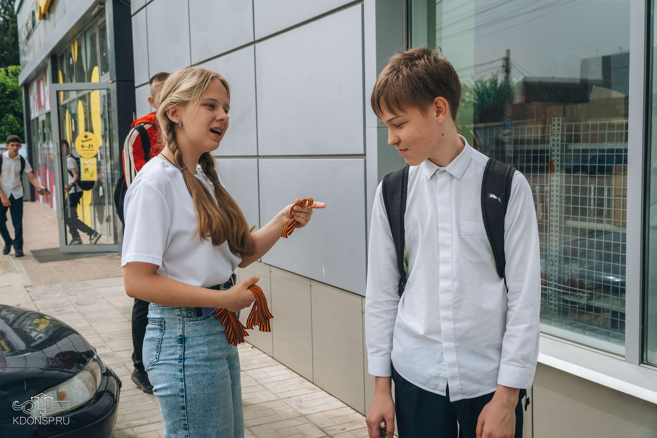 «Георгиевская ленточка». Новотитаровский Дом культуры