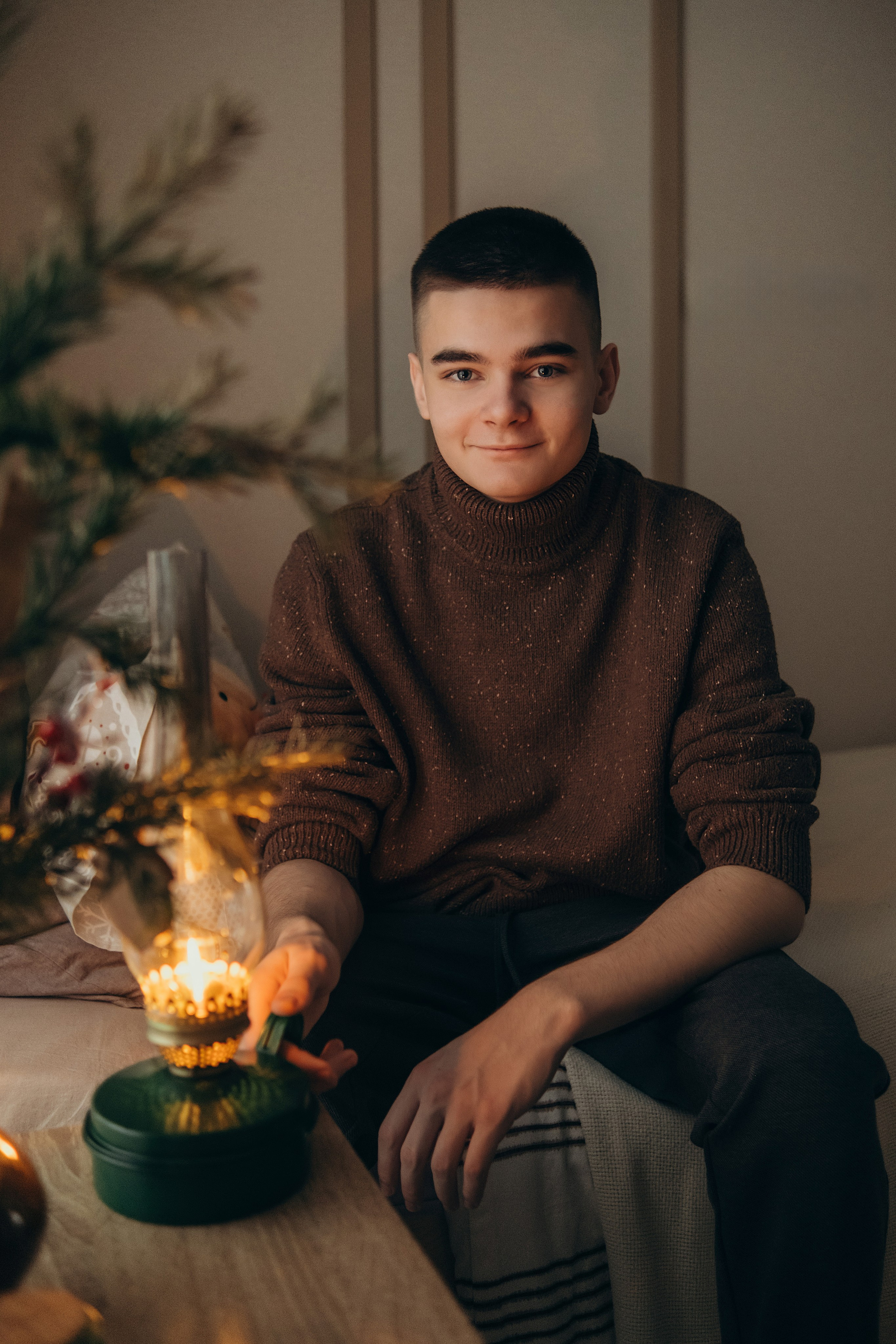 Новогодний уют на даче. Фотограф Евгения Войко Тюмень