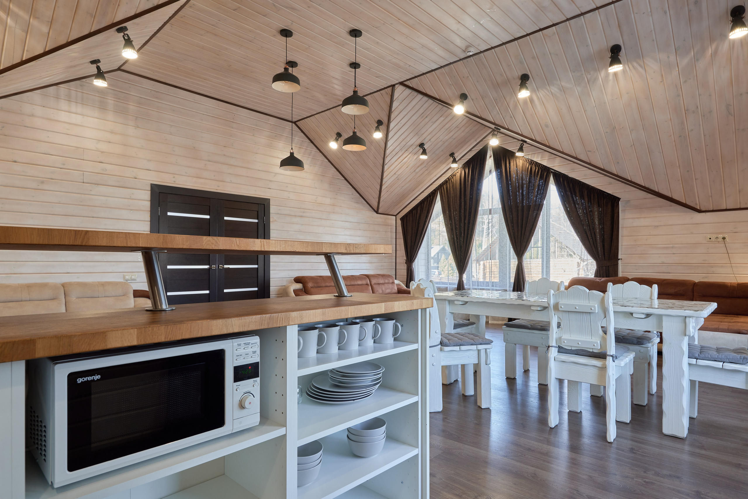 Гостиница, Альпин Шале, Абзаково. Абросимов Лев интерьерный и архитектурный фотограф