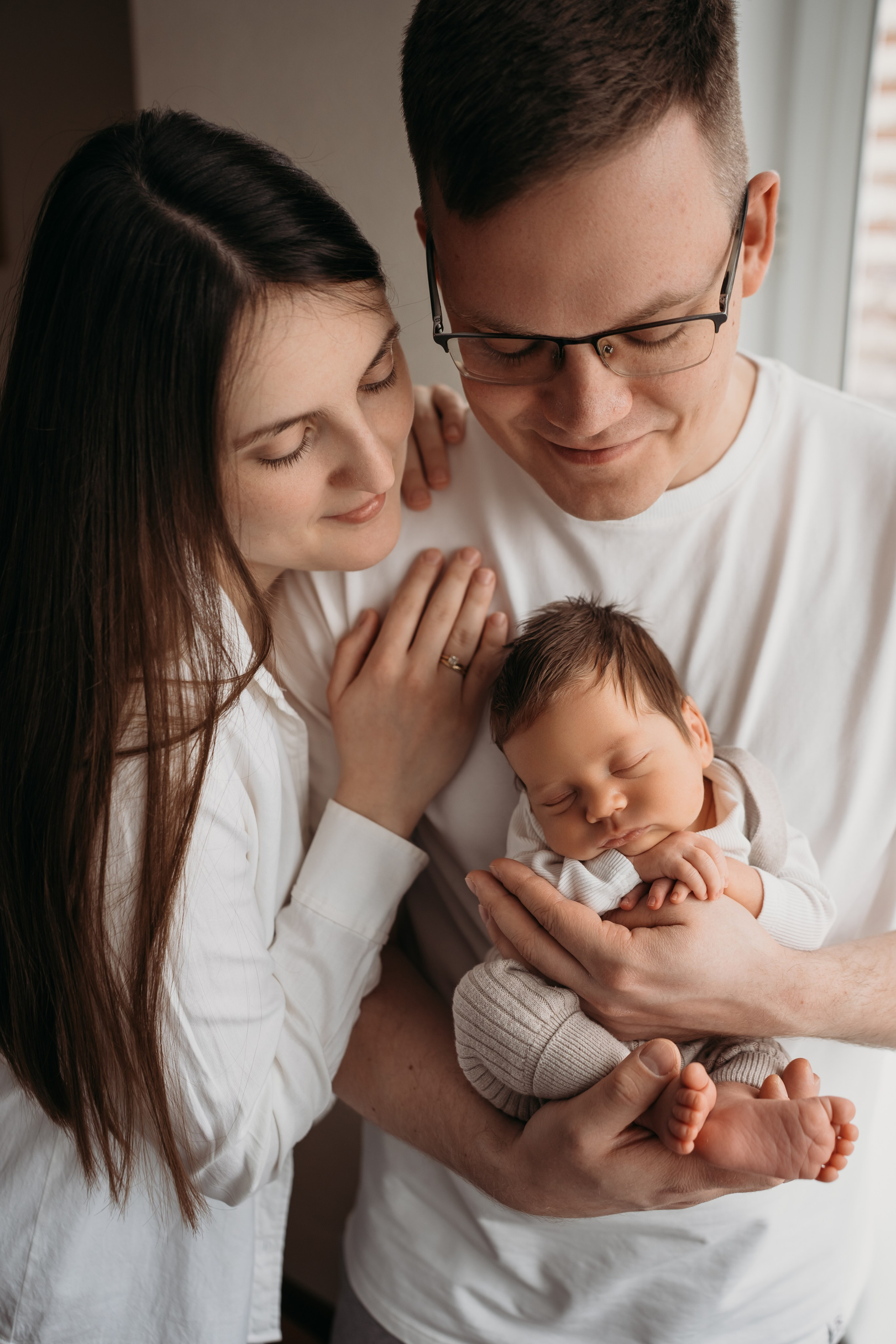 0-2 месяца. Фотограф Новорожденных в Москве. Семейные истории в стиле LIFE