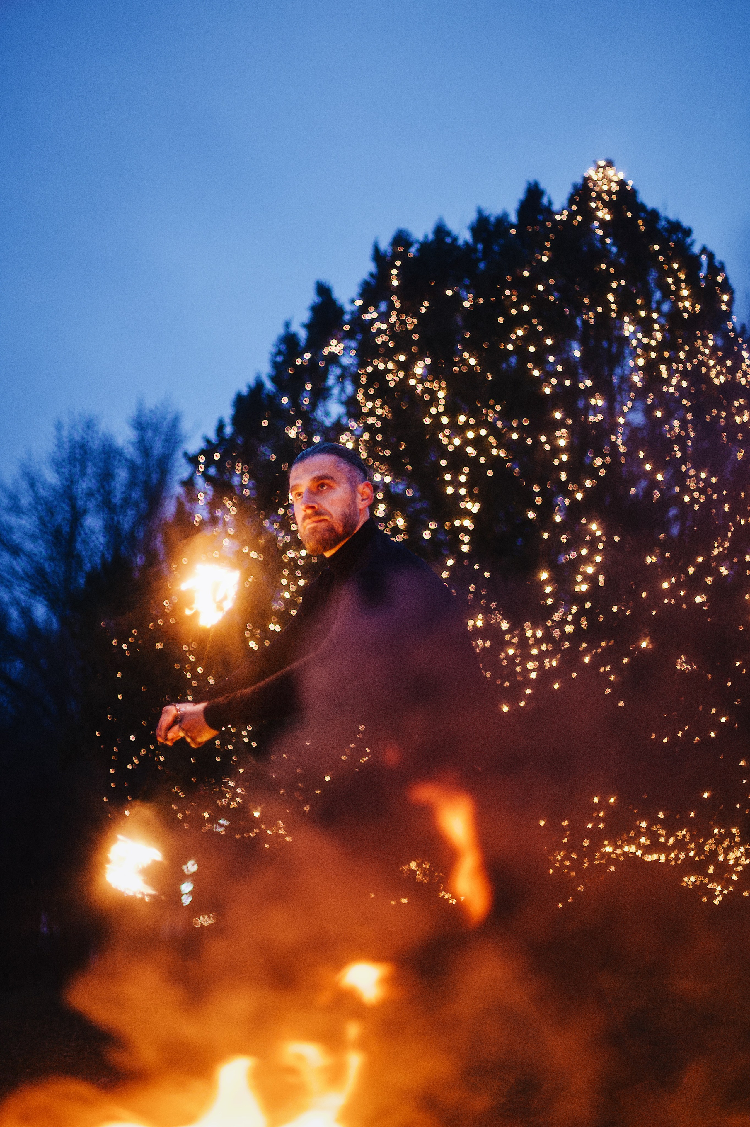 Christmas Tree opening in Dilijan city park. Фотограф в Армении Женя Гилевич