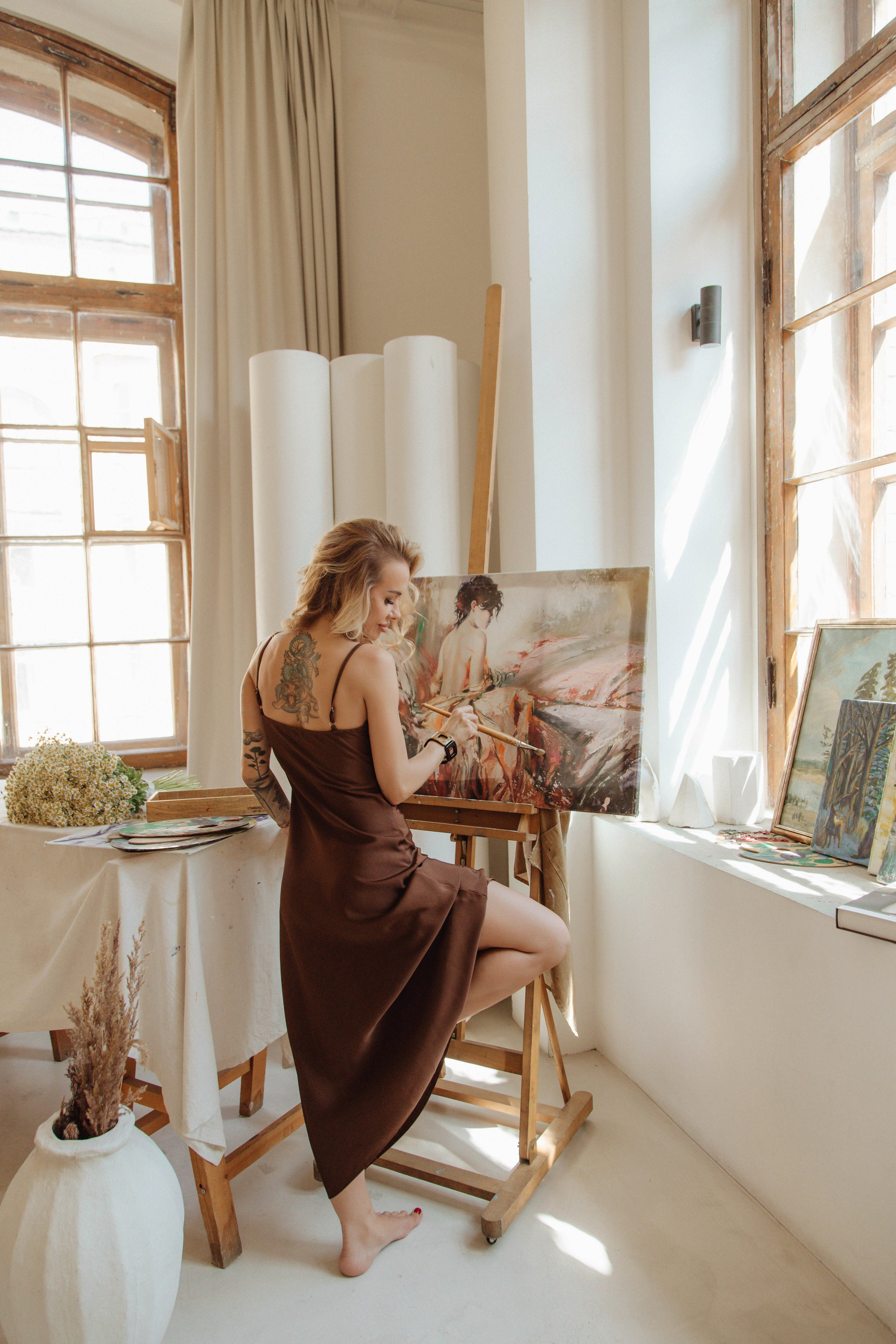 Олеся. Фотосессия на улице и в студии. Фотограф Ксения Третьякова, Санкт-Петербург