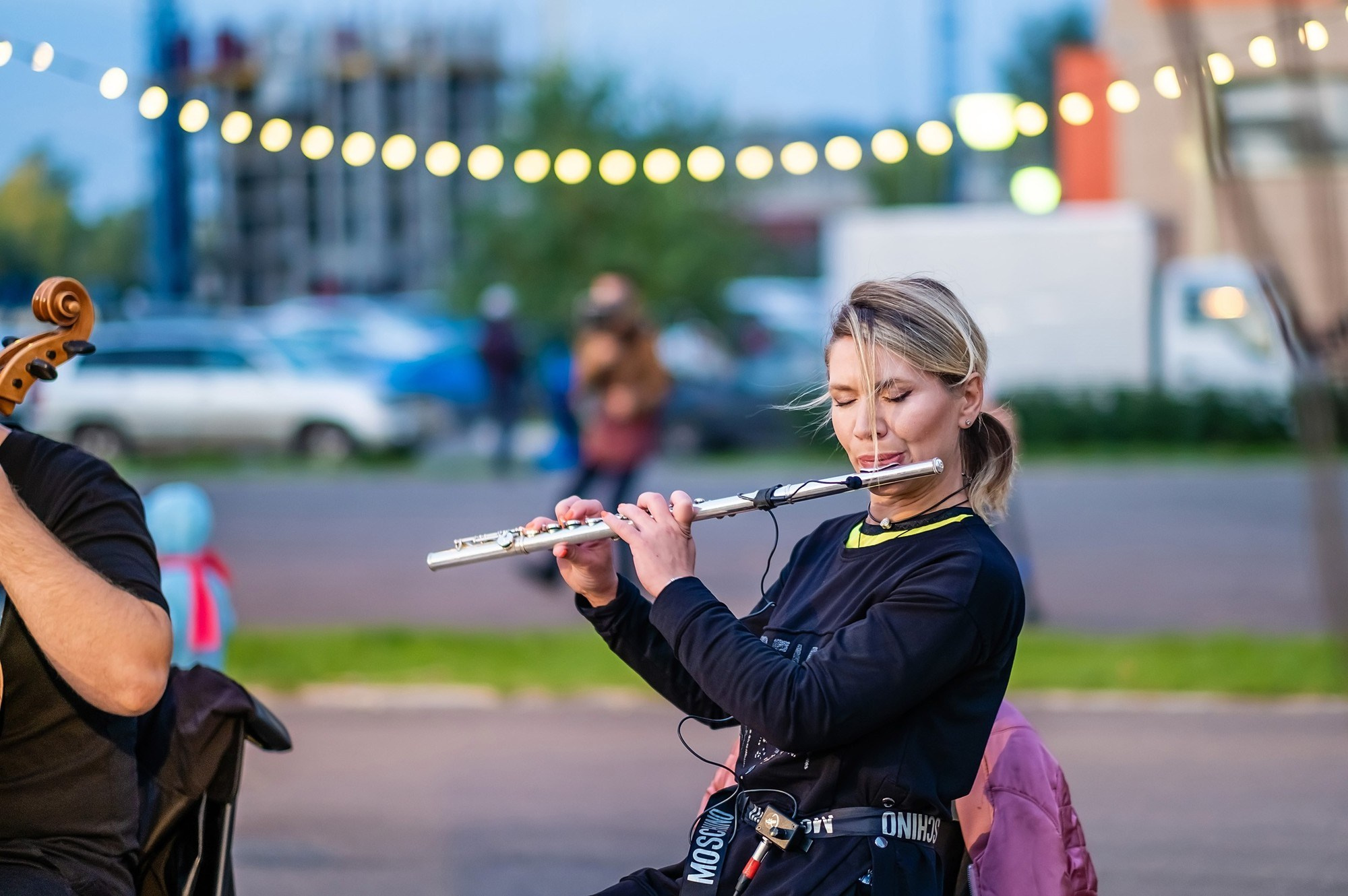 Уличный концерт группы Мel Band в Красноярске