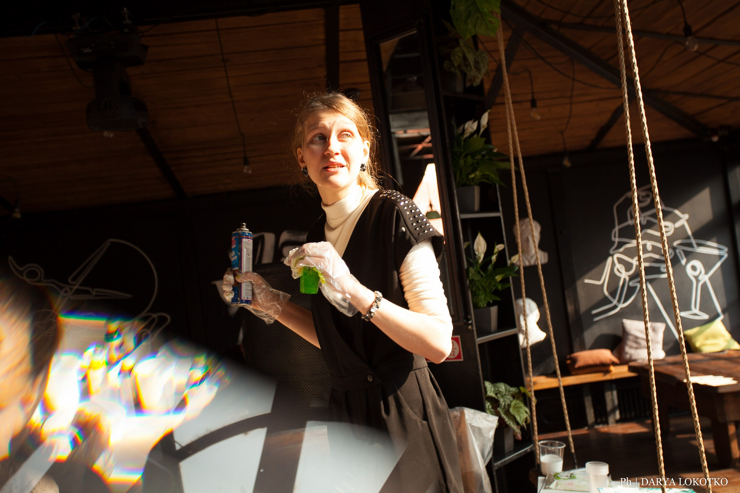 Мастер класс Fluid Art. Фотограф Дарья Локотко в Красноярске