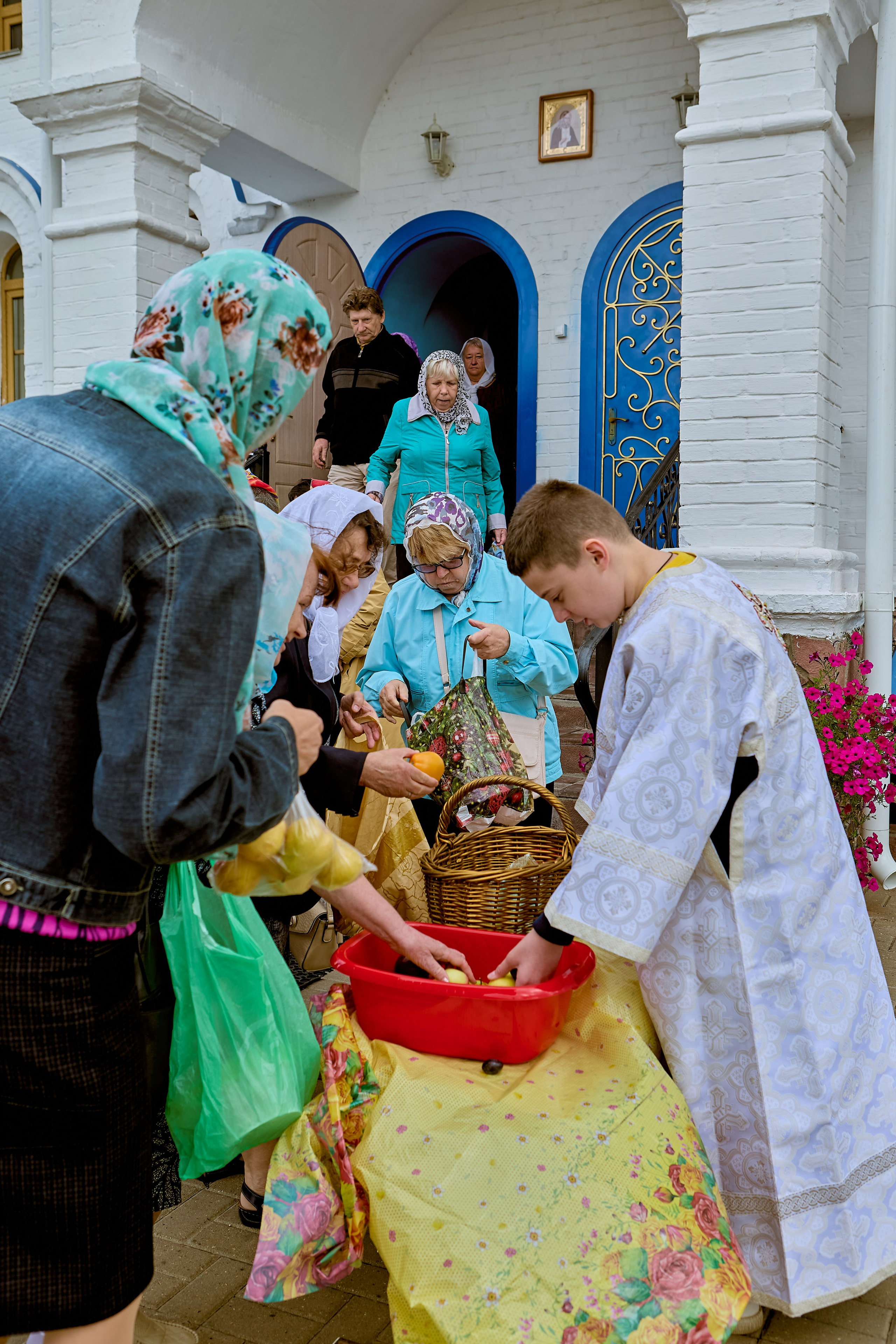 Праздничная фотосессия в праздник Преображения Господа нашего Иисуса Христа